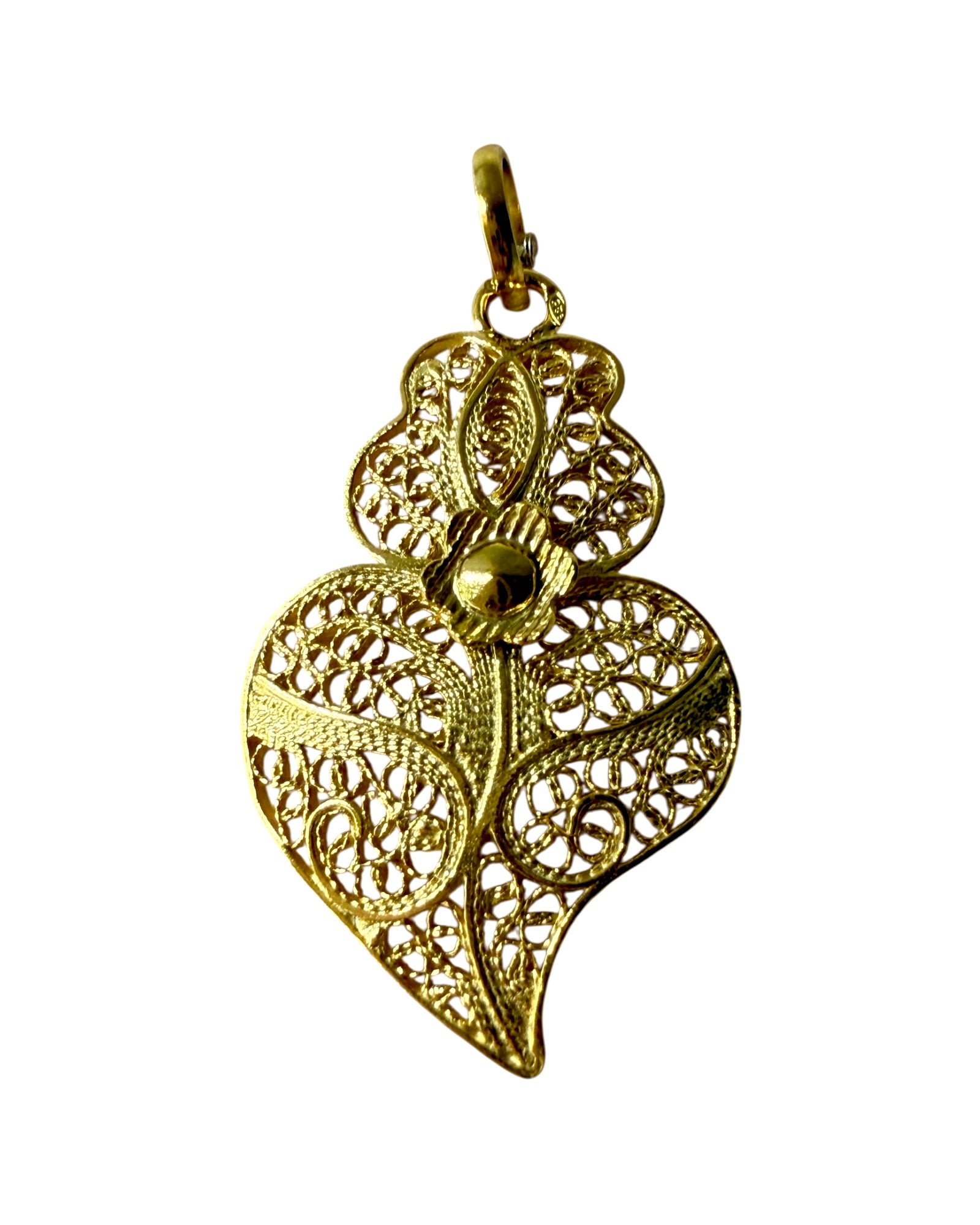 Heart of Viana Medal in Gold Plated Silver