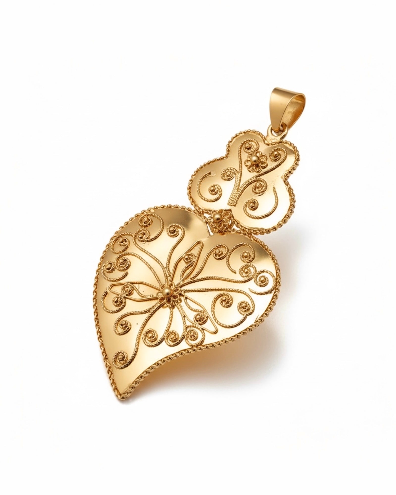 Viana Heart Medal in Gilded Silver