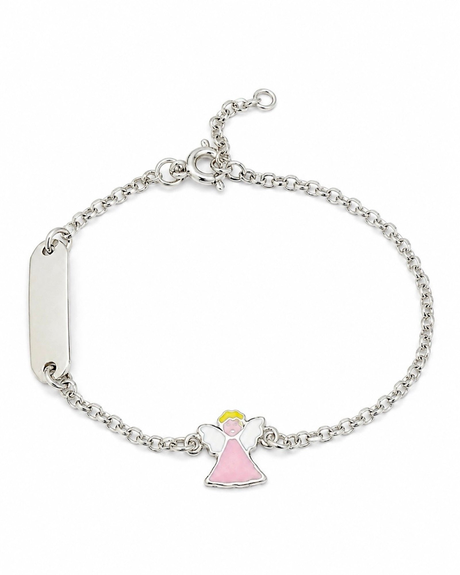 Pulseira Anjo Criança em Prata
