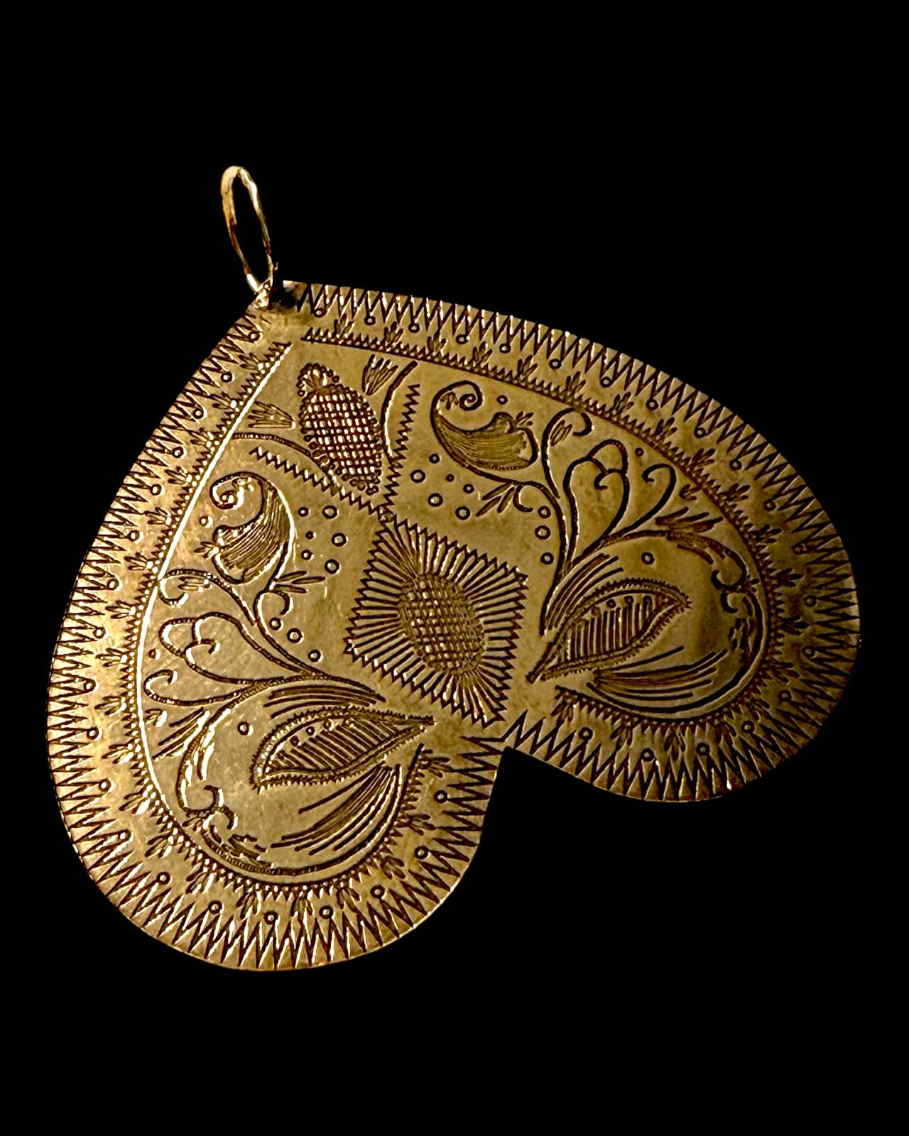 Medalha Borboleta em Prata Dourada