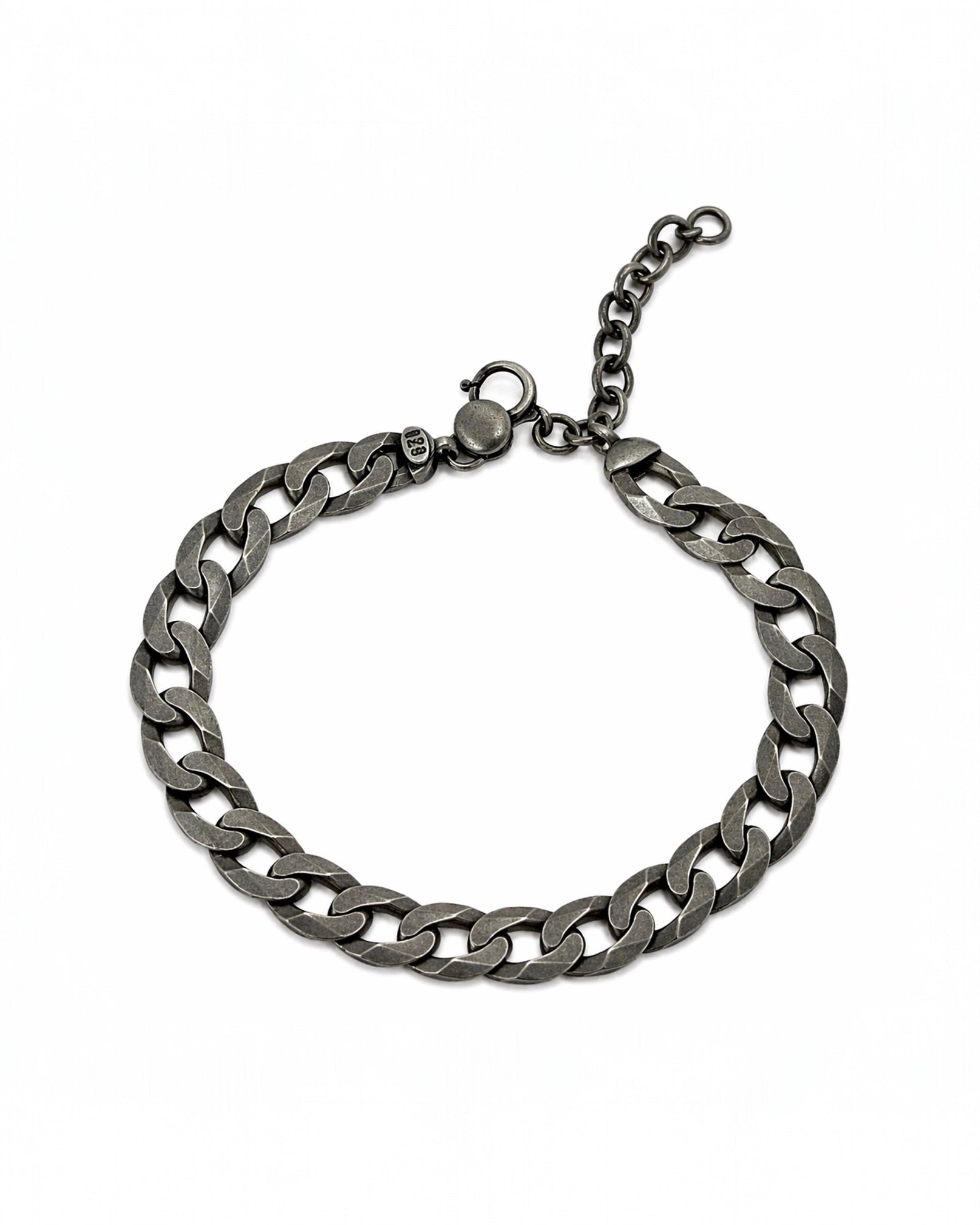 Men's Silver Chain Bracelet