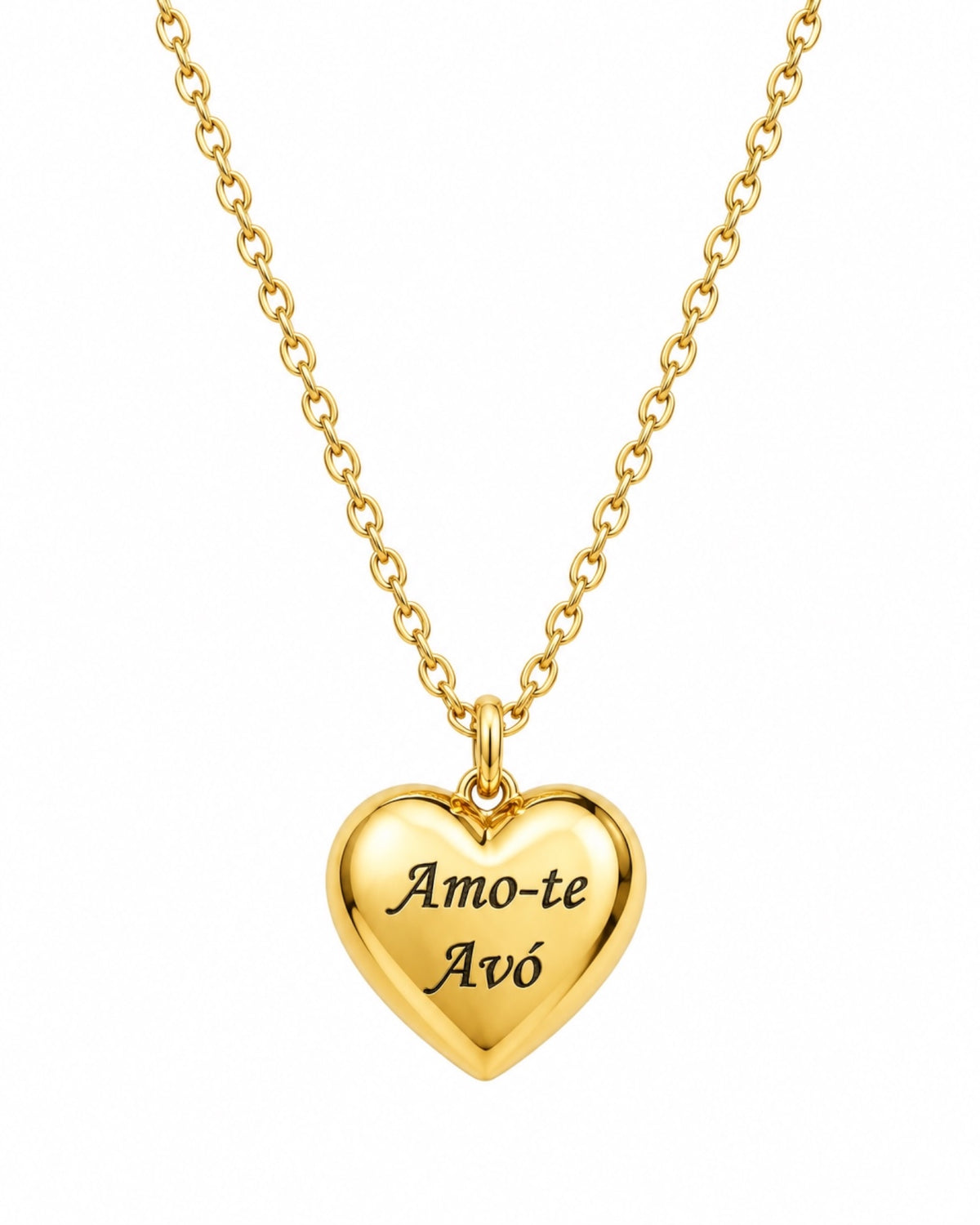 Infinity Necklace "I Love You Mom" ​​in Gold Plated Silver