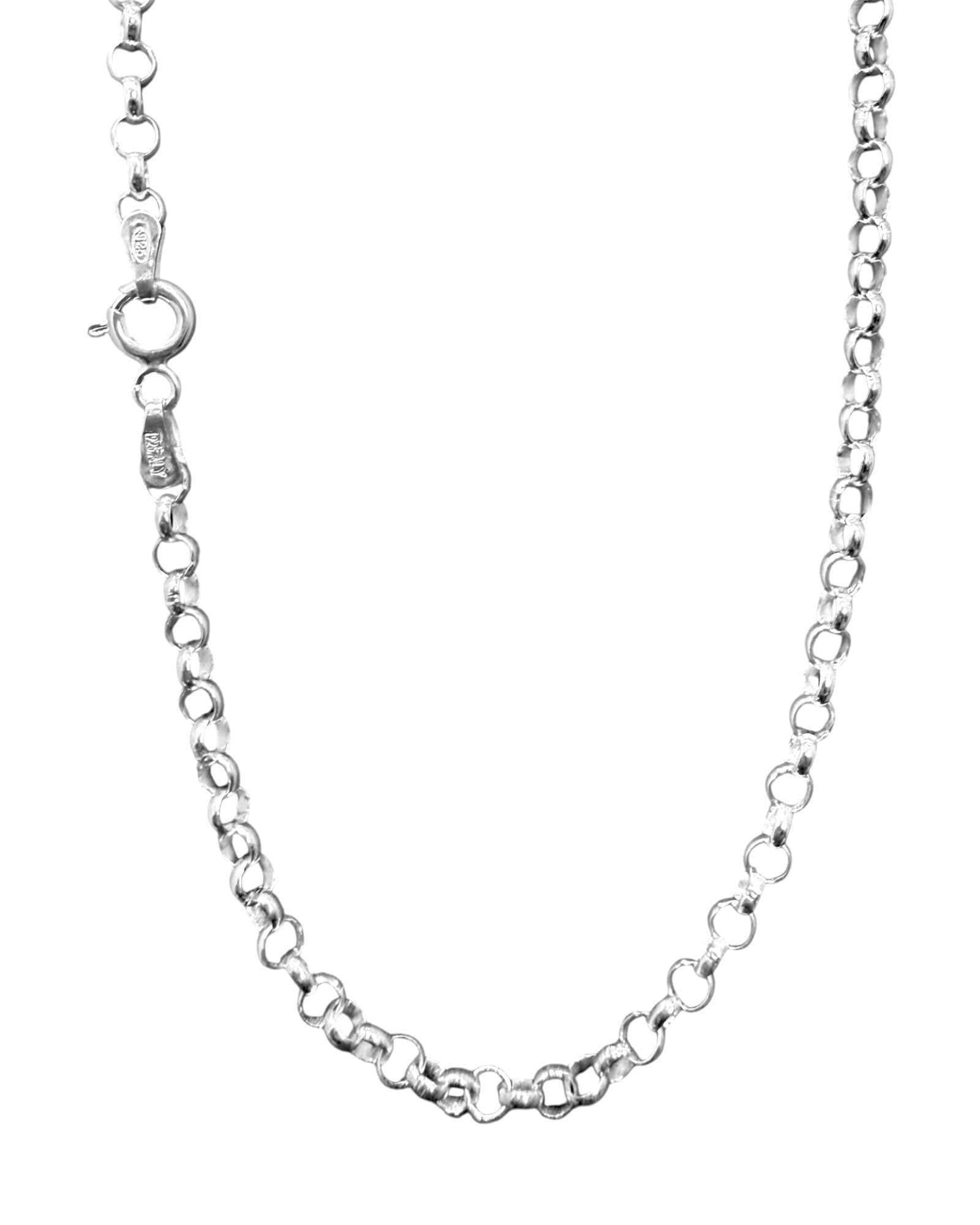 Filigree Silver Boy Necklace