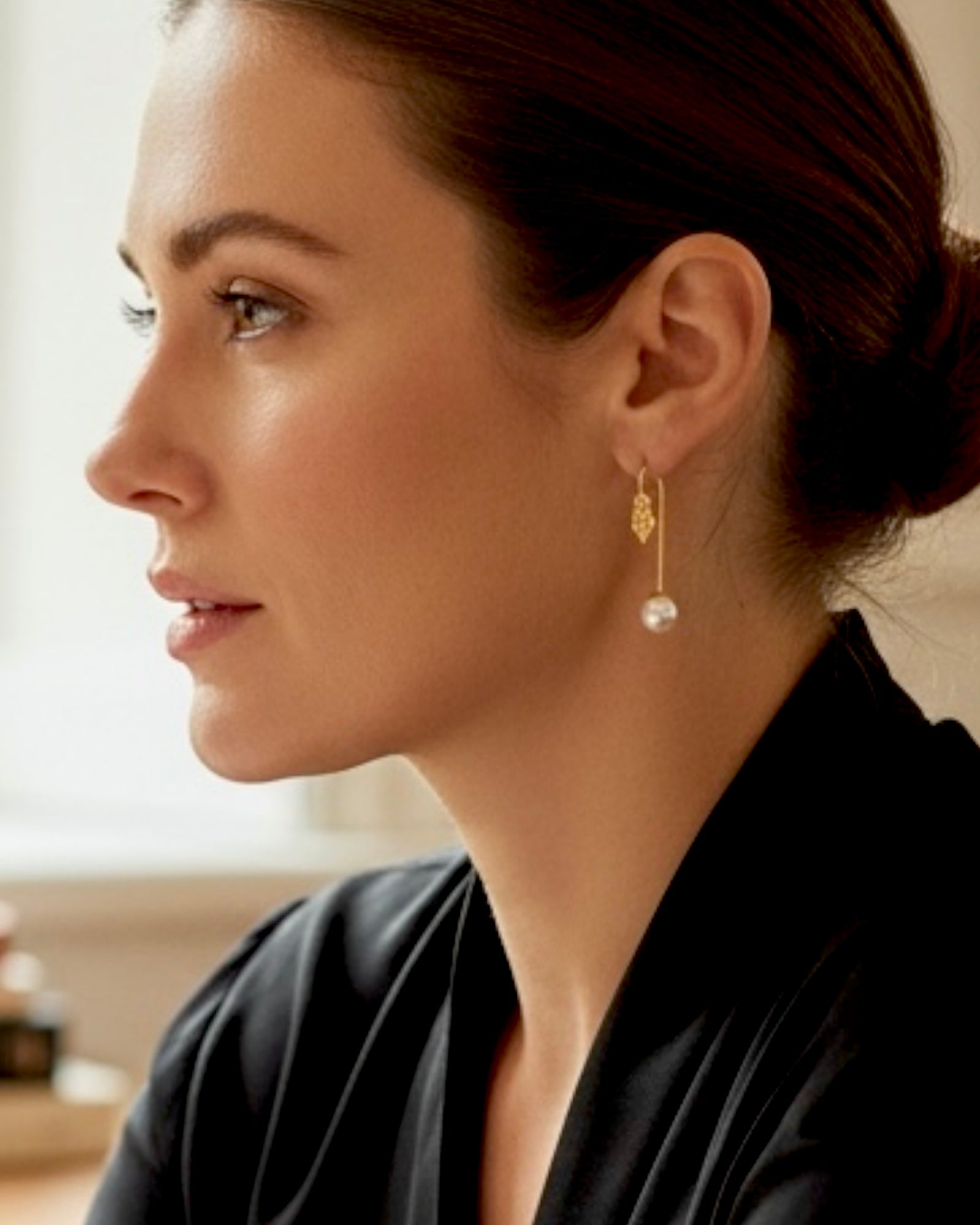 Filigree Pearl Earrings