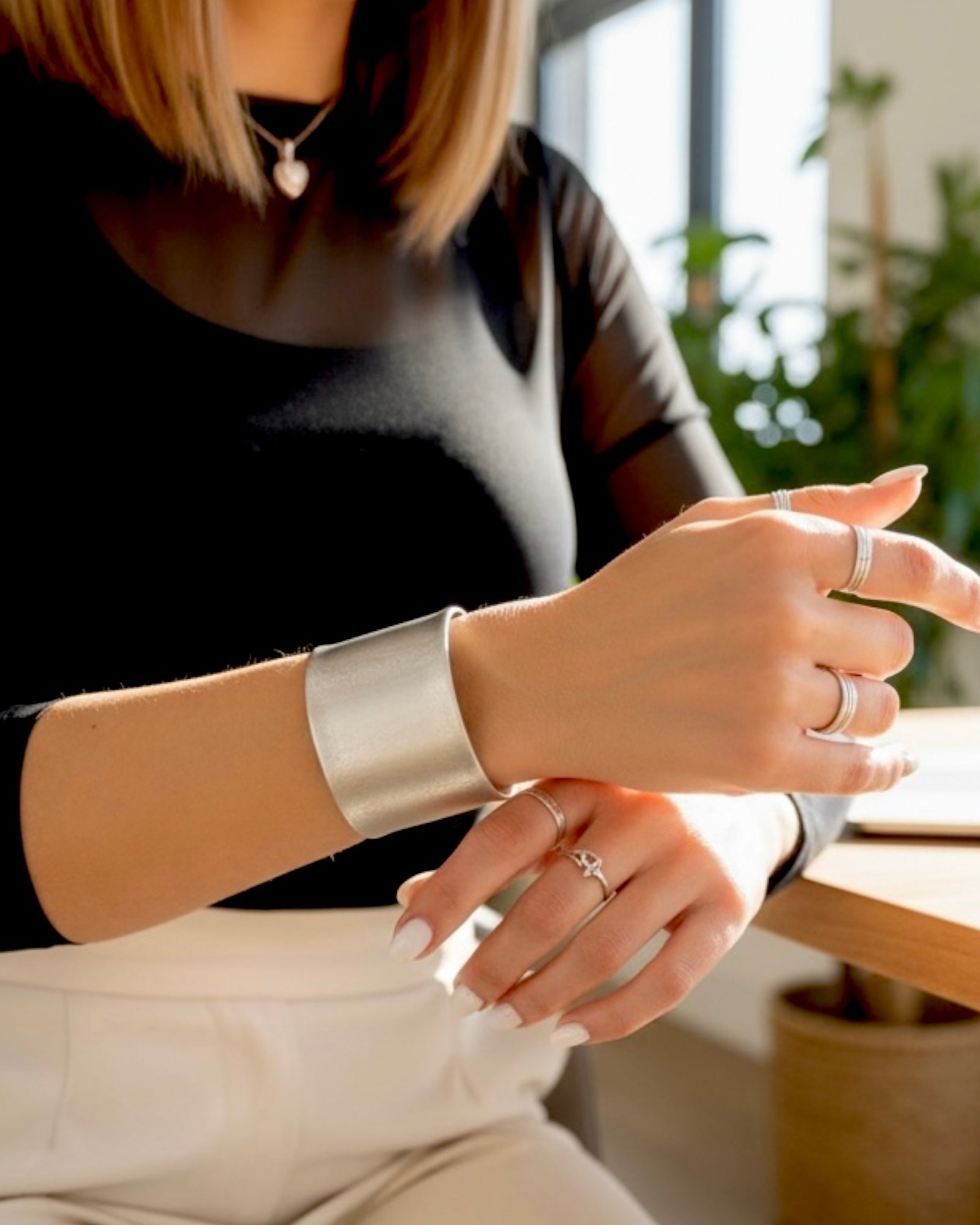 Pulseira Escrava em Prata