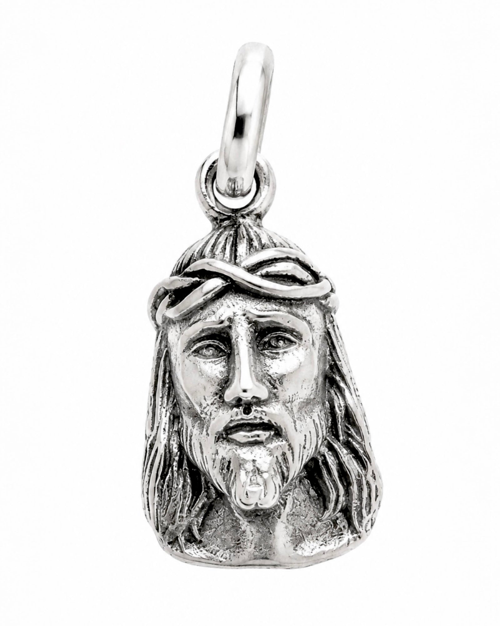 Medalha Cara de Cristo  em Prata