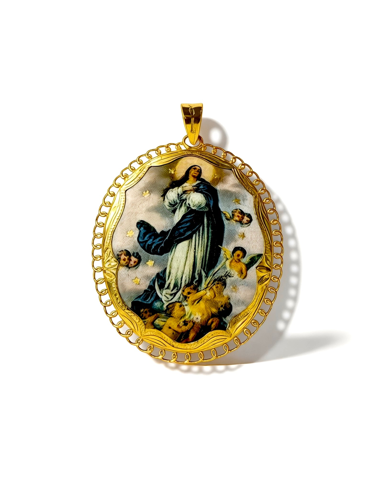 Our Lady of the Immaculate Conception Medal in Gilded Silver
