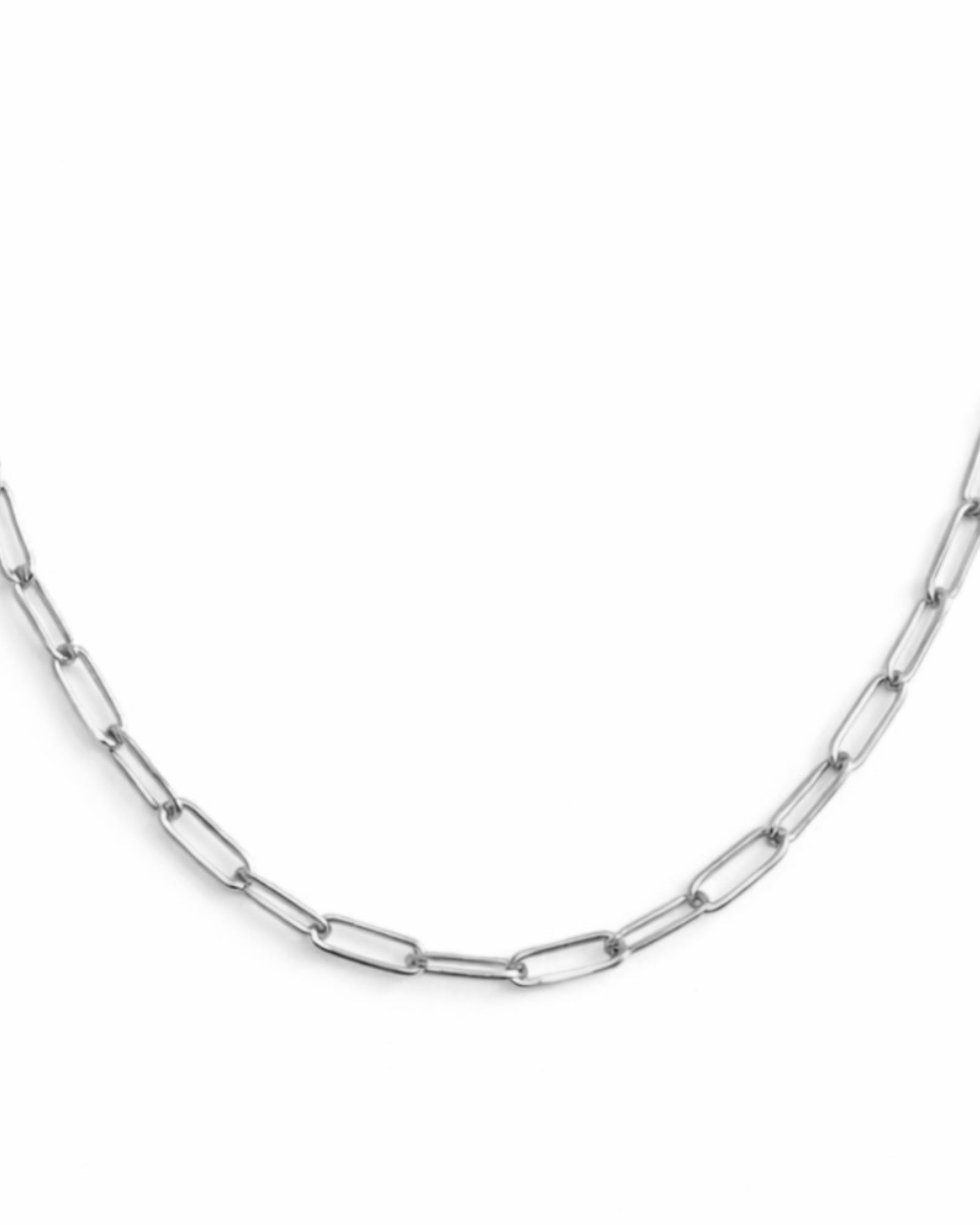 Colar Corrente em Prata - 40.5cm