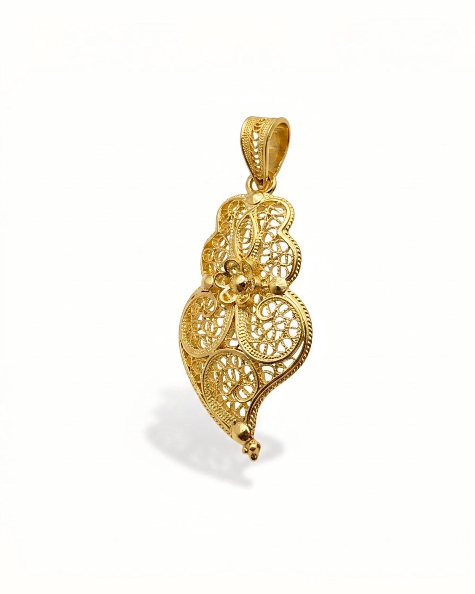 Medalha Coração de Viana em Ouro 19KL - 3.5cm