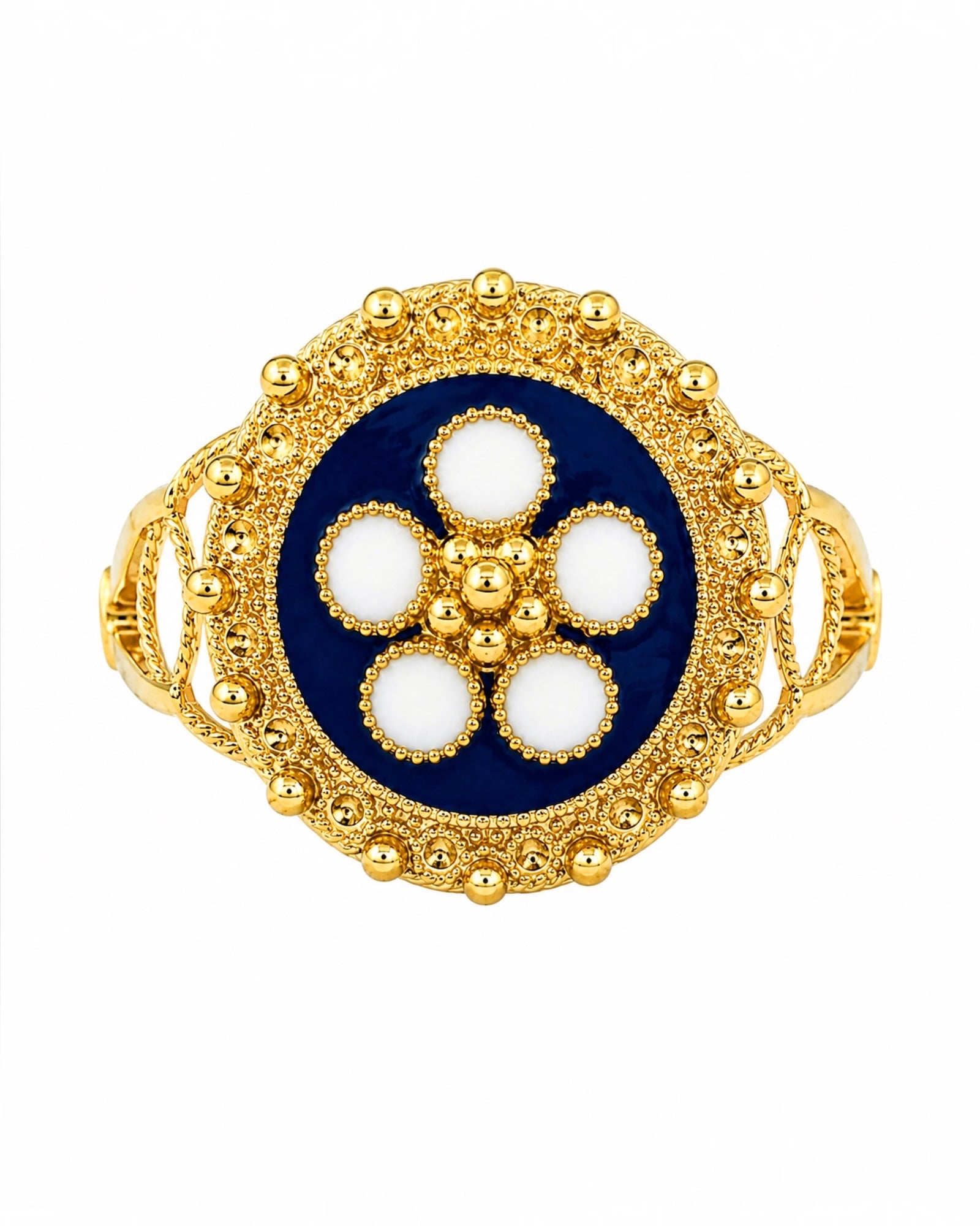 Snail Ring in Gold-Plated Silver