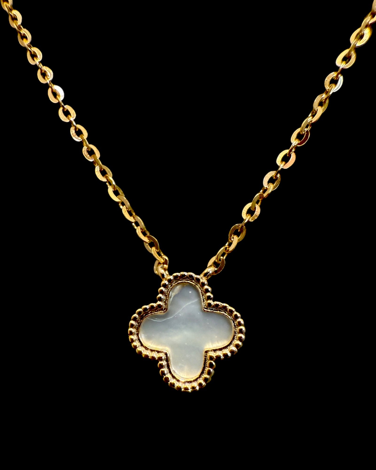 Letter C Necklace in Gold Plated Silver