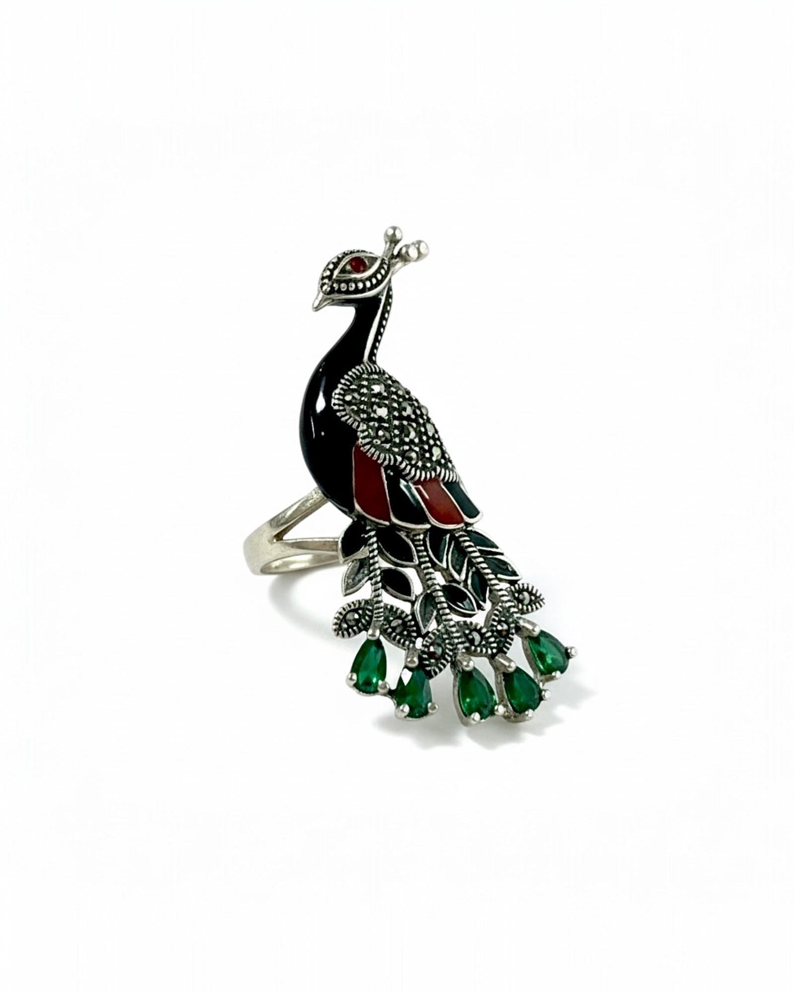 Cobra Ring in Gold-Plated Silver