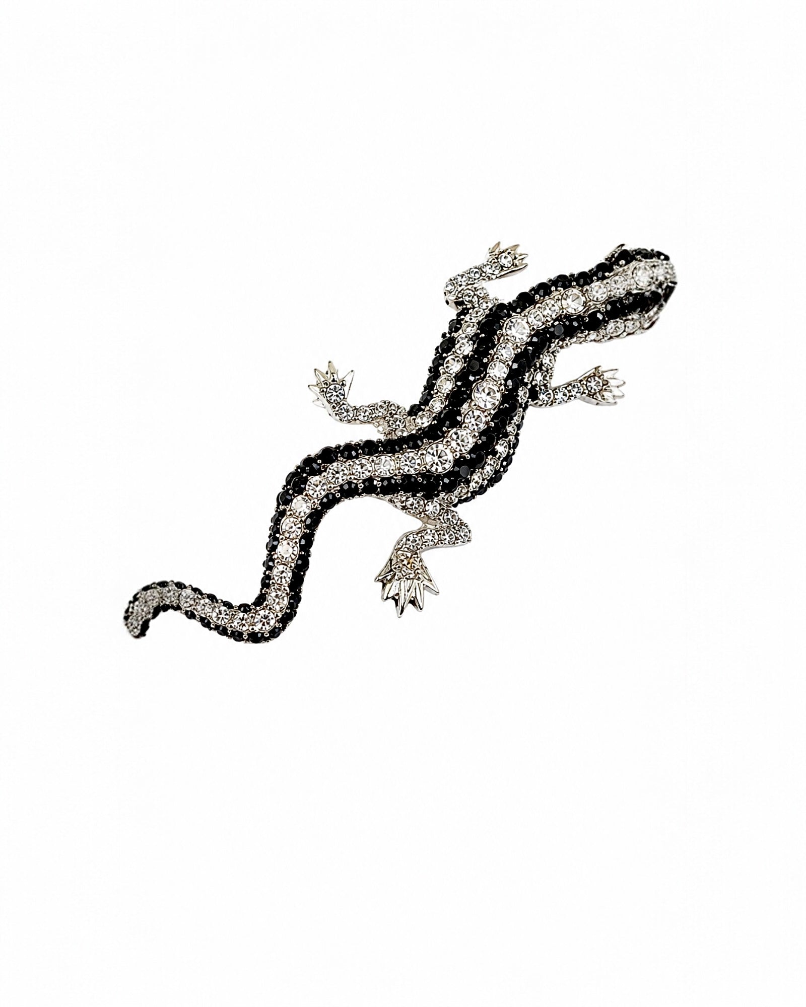 Alfinete Lagarto  em Prata