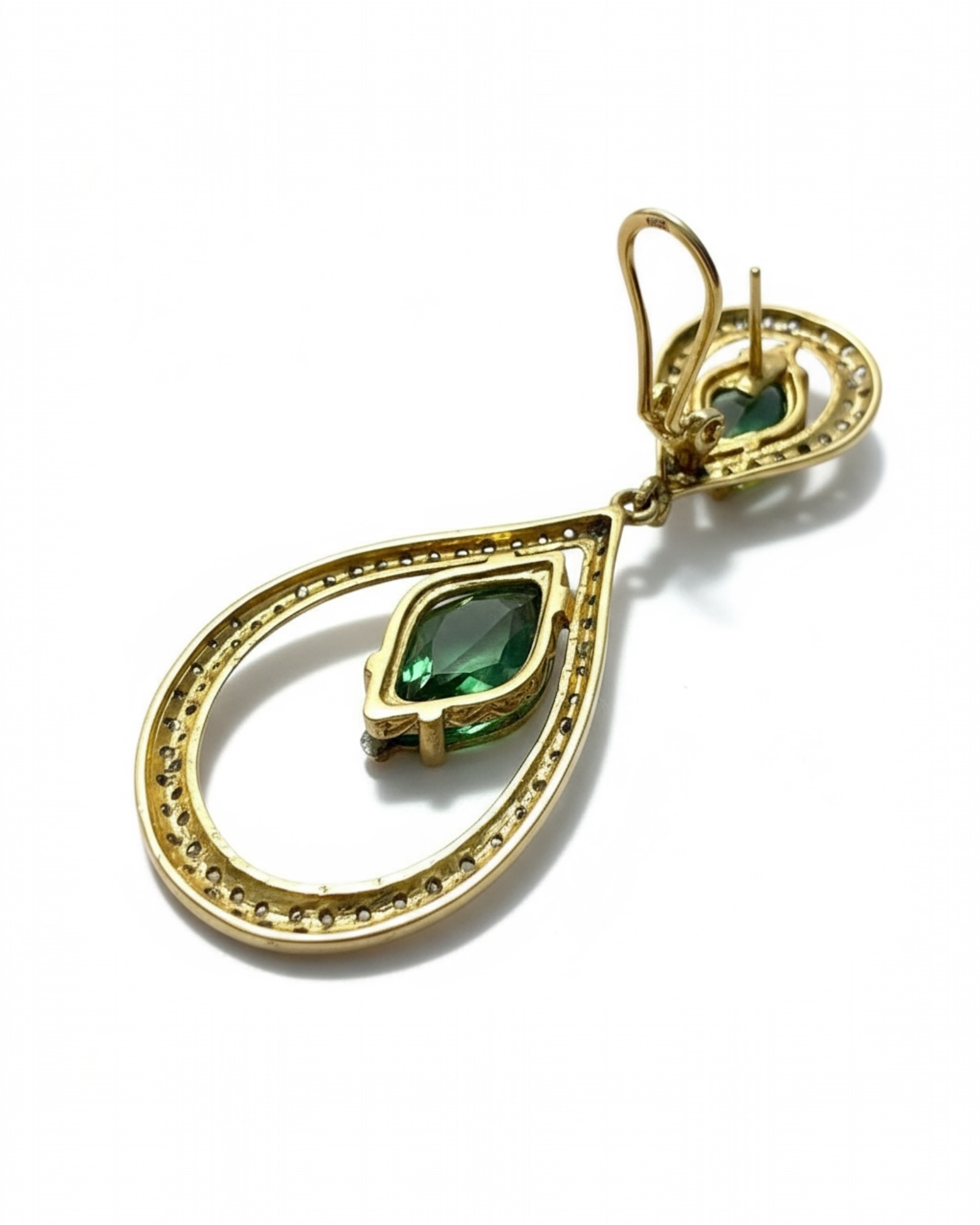 Brincos Gotas Verdes