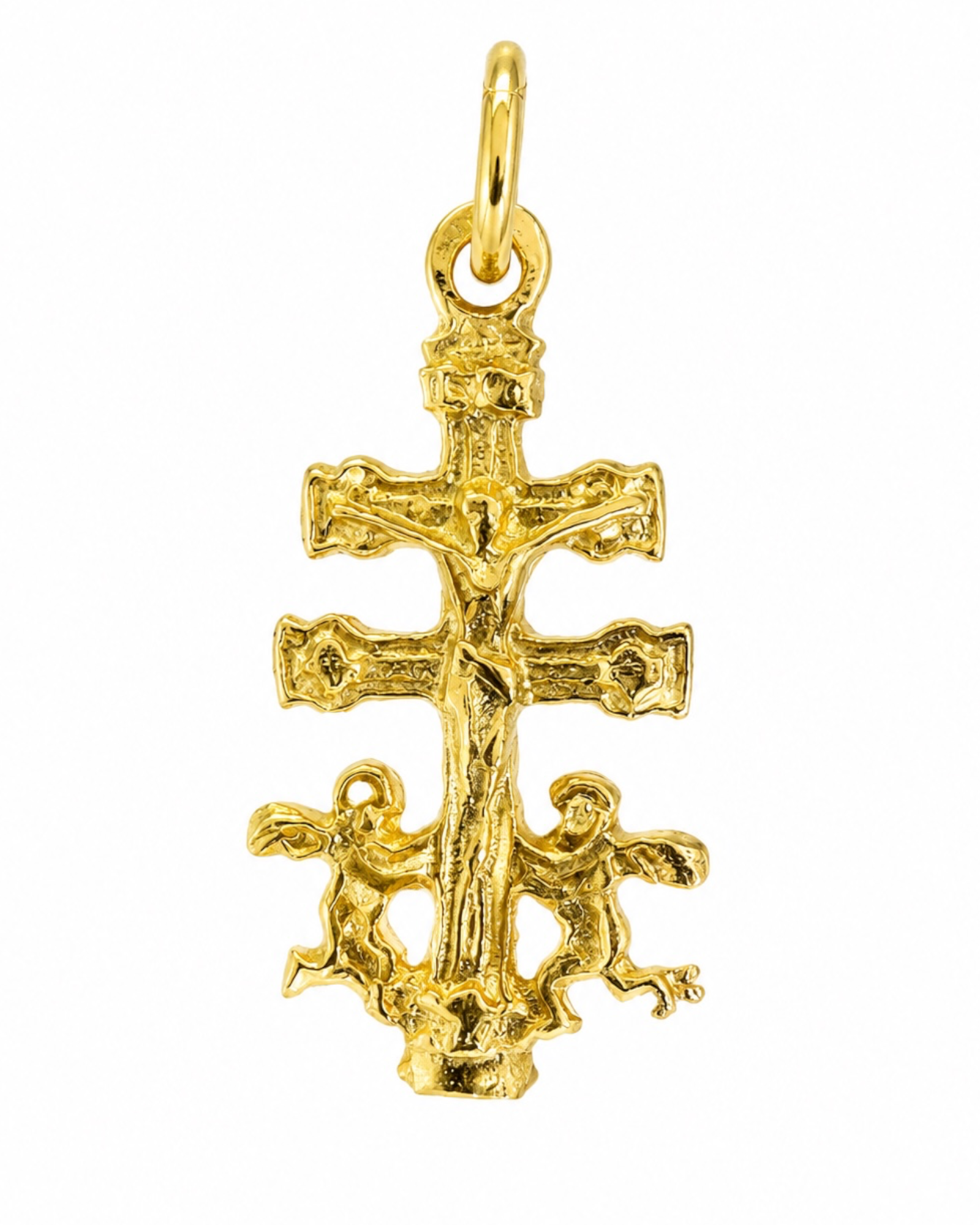 Medalha Cruz de Caravacas em Prata Dourada
