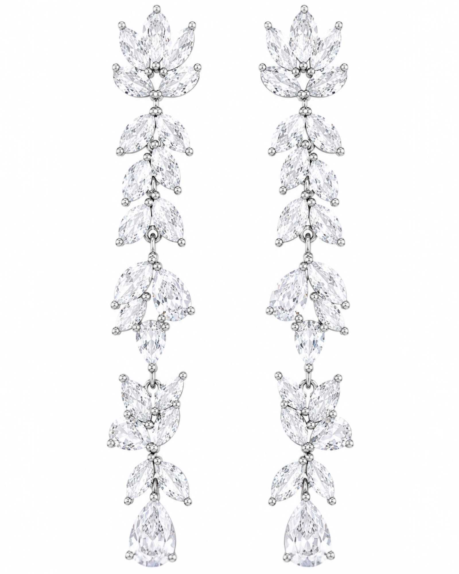 Silver Flower Earrings