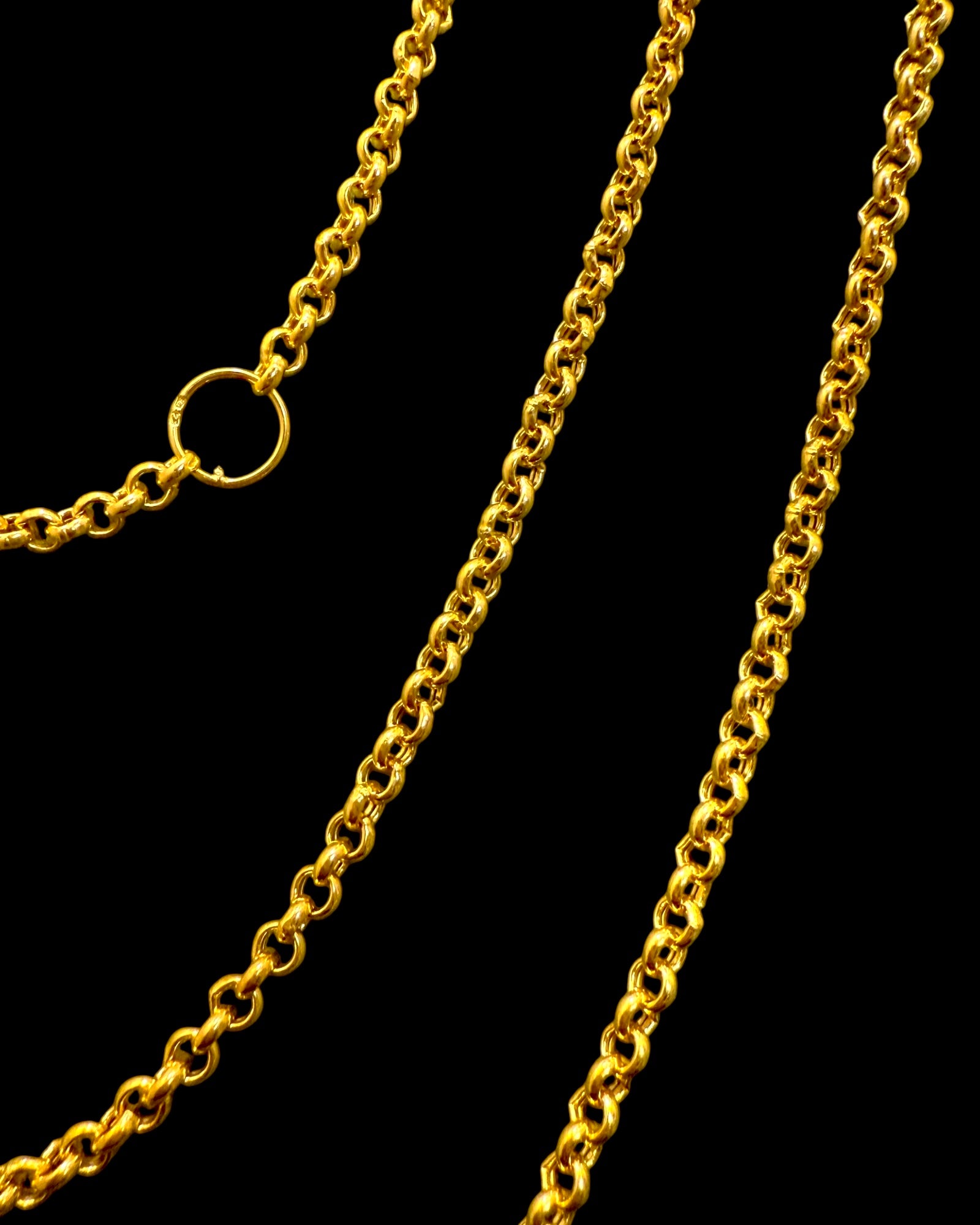 Gold Plated Silver Cord Necklace