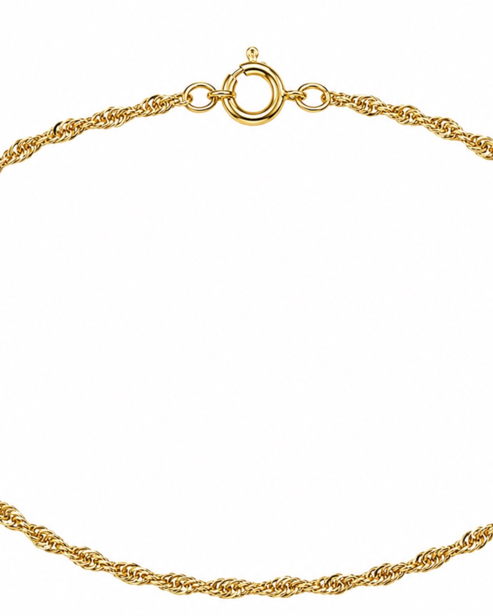 Singapore Mesh Bracelet in Gold