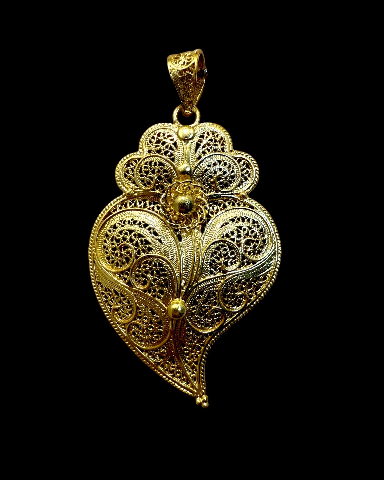 Heart of Viana Medal in Gold Plated Silver