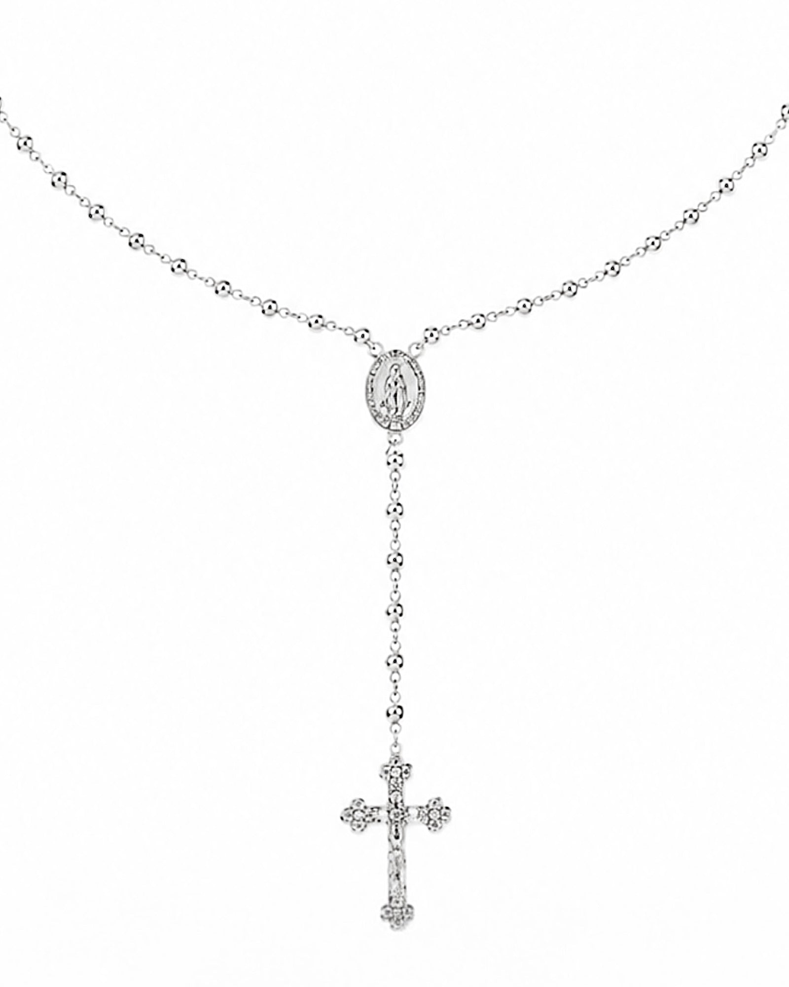 Silver Rosary