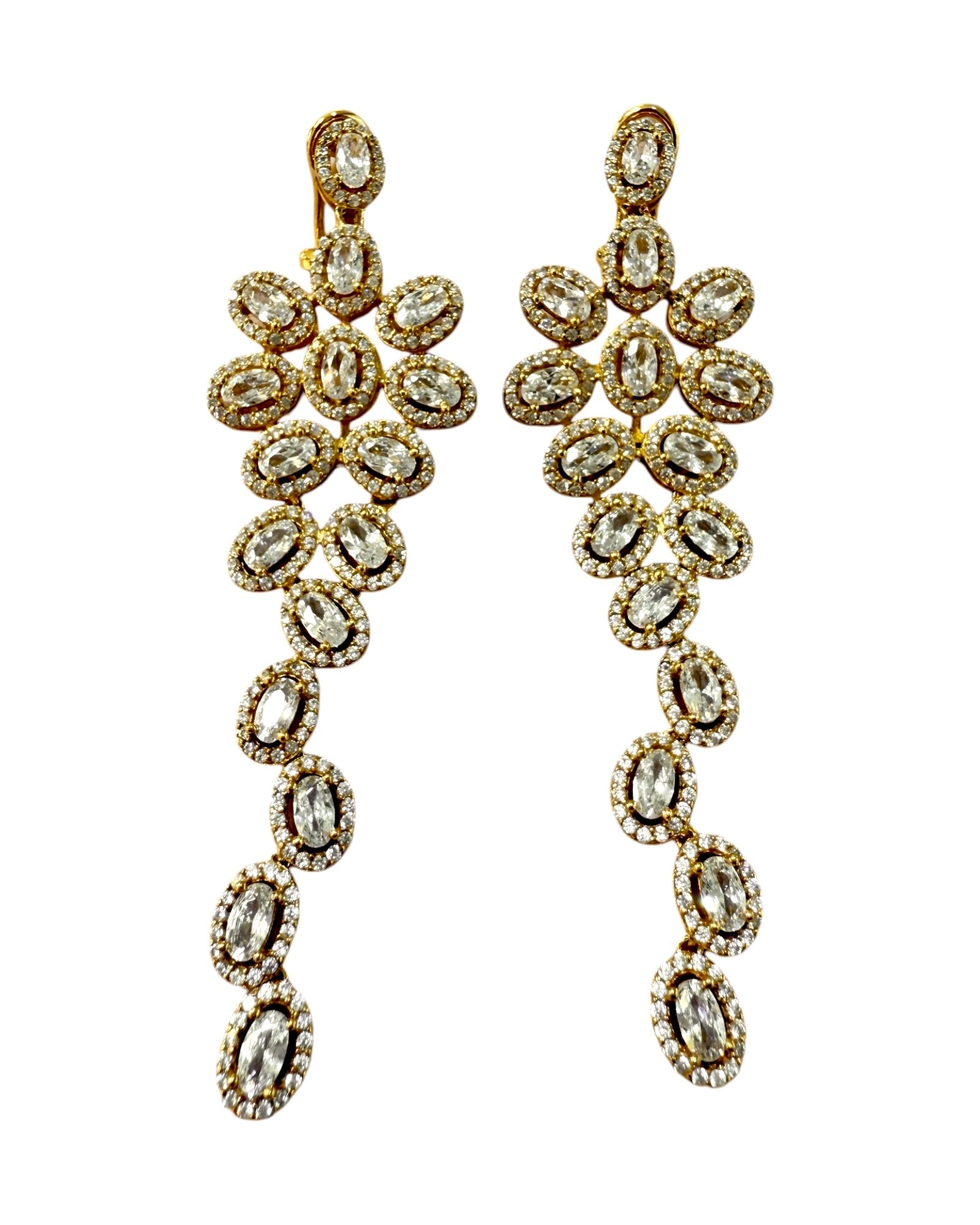 Gold Silver Party Earrings