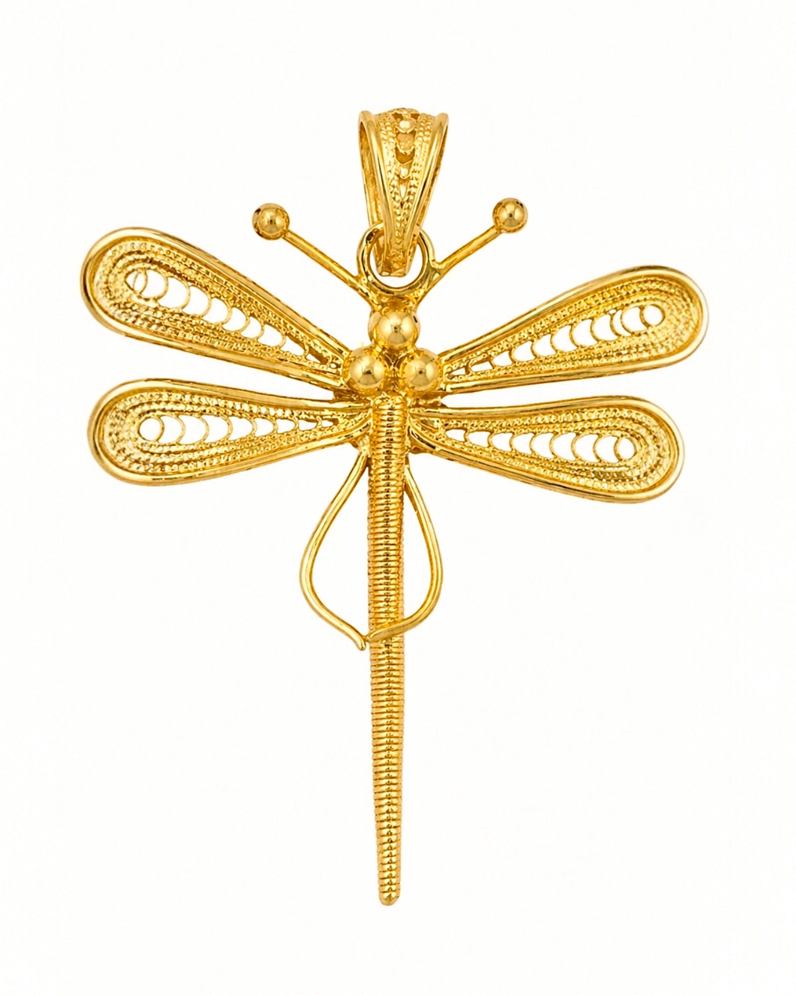 Medalha Libélula Filigrana