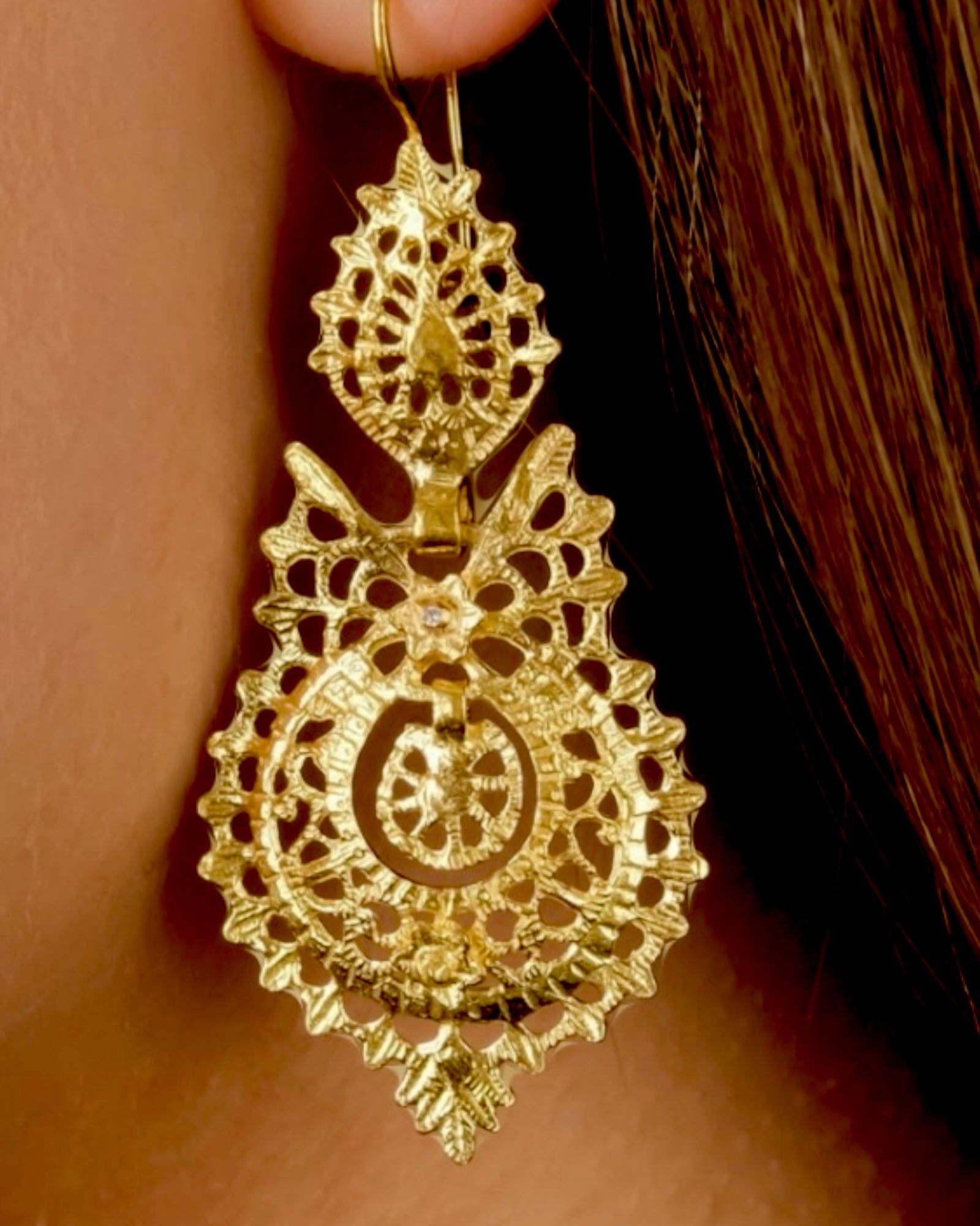 Queen's Gold Earrings