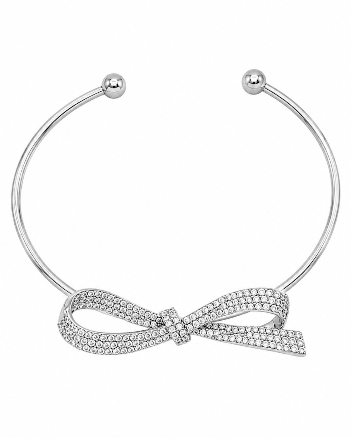 Pulseira / Escrava Laço  em Prata
