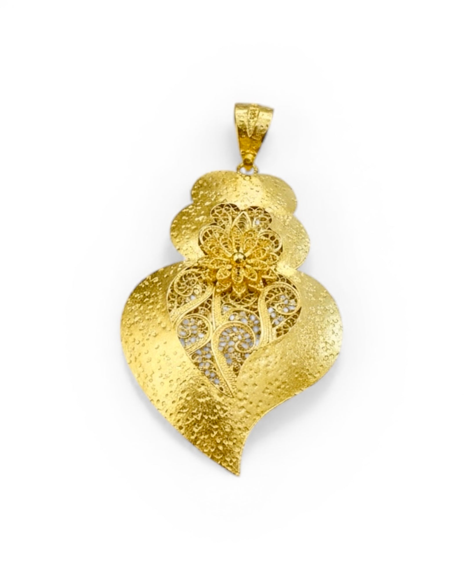 Viana Heart Medal in Gilded Silver