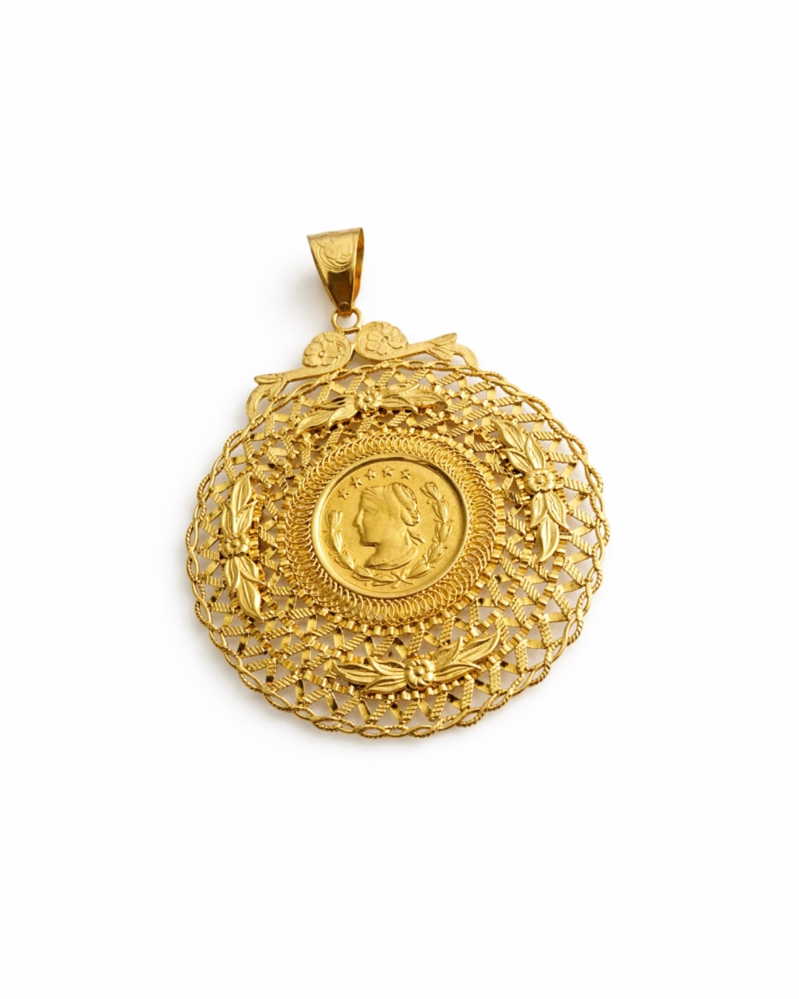 Silver-gilded Libra Image Medal