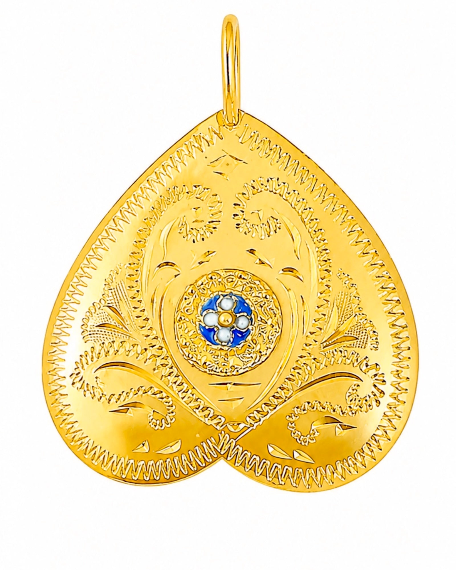 Mini Butterfly Medal in Gold Plated Silver