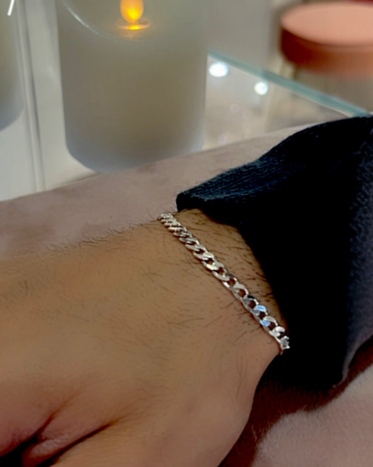 Pulseira Corrente Homem em Prata