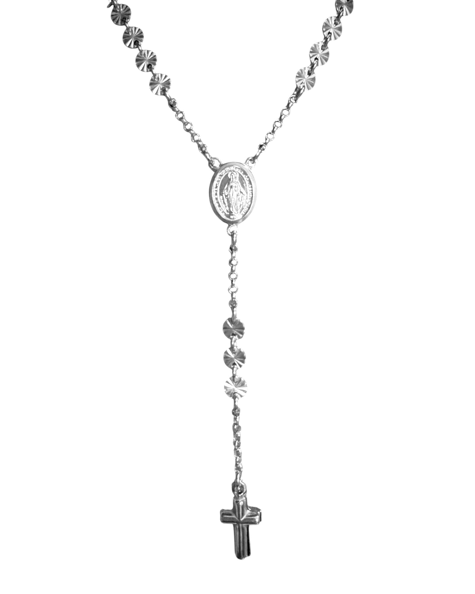 Silver Rosary