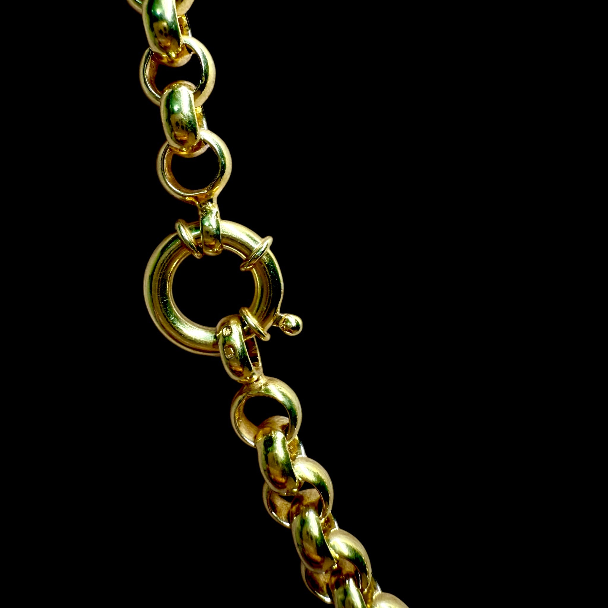 Gold Plated Silver Chain Necklace