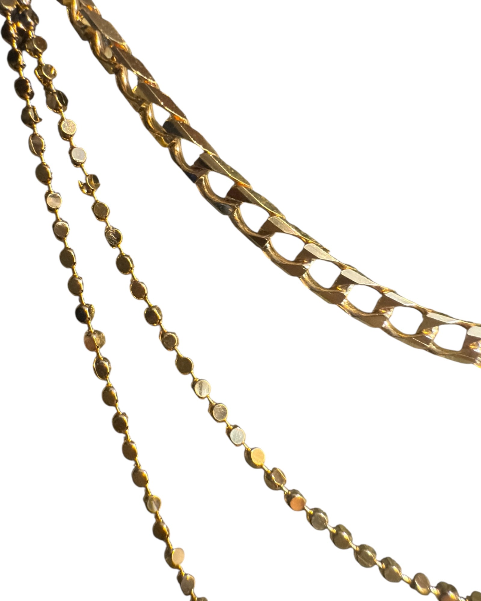Gold Plated Silver Flower Necklace