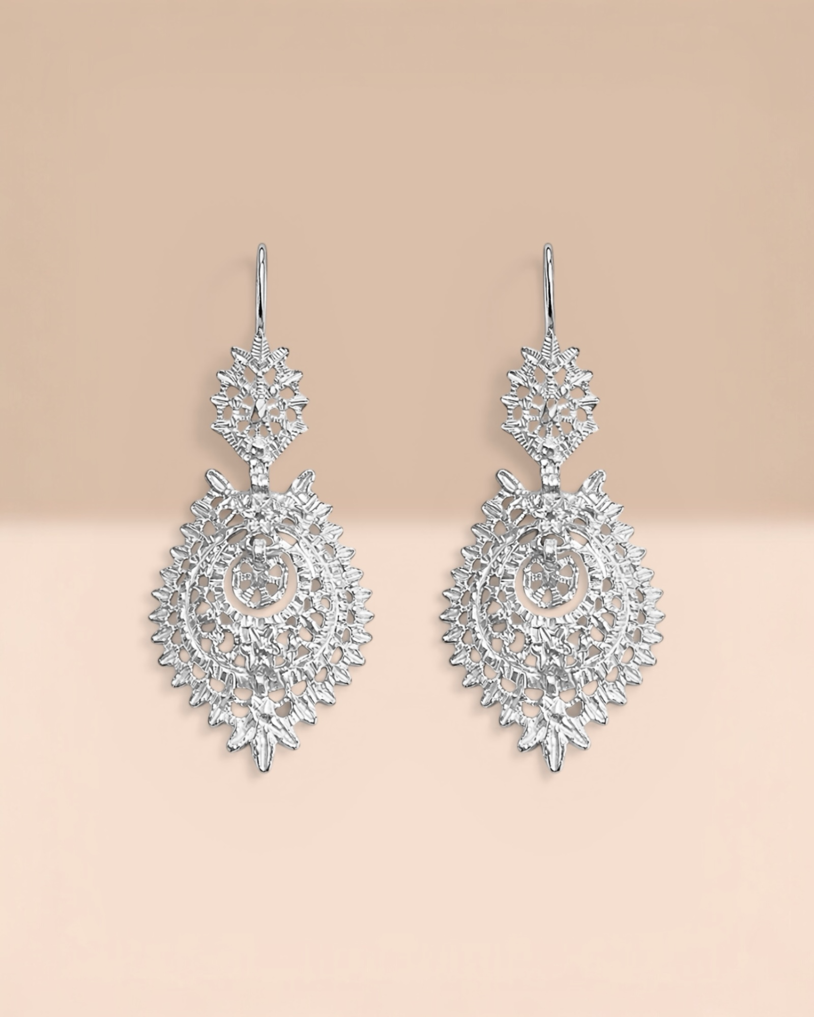 Brincos à Rainha em Prata (com gancho) Nº3