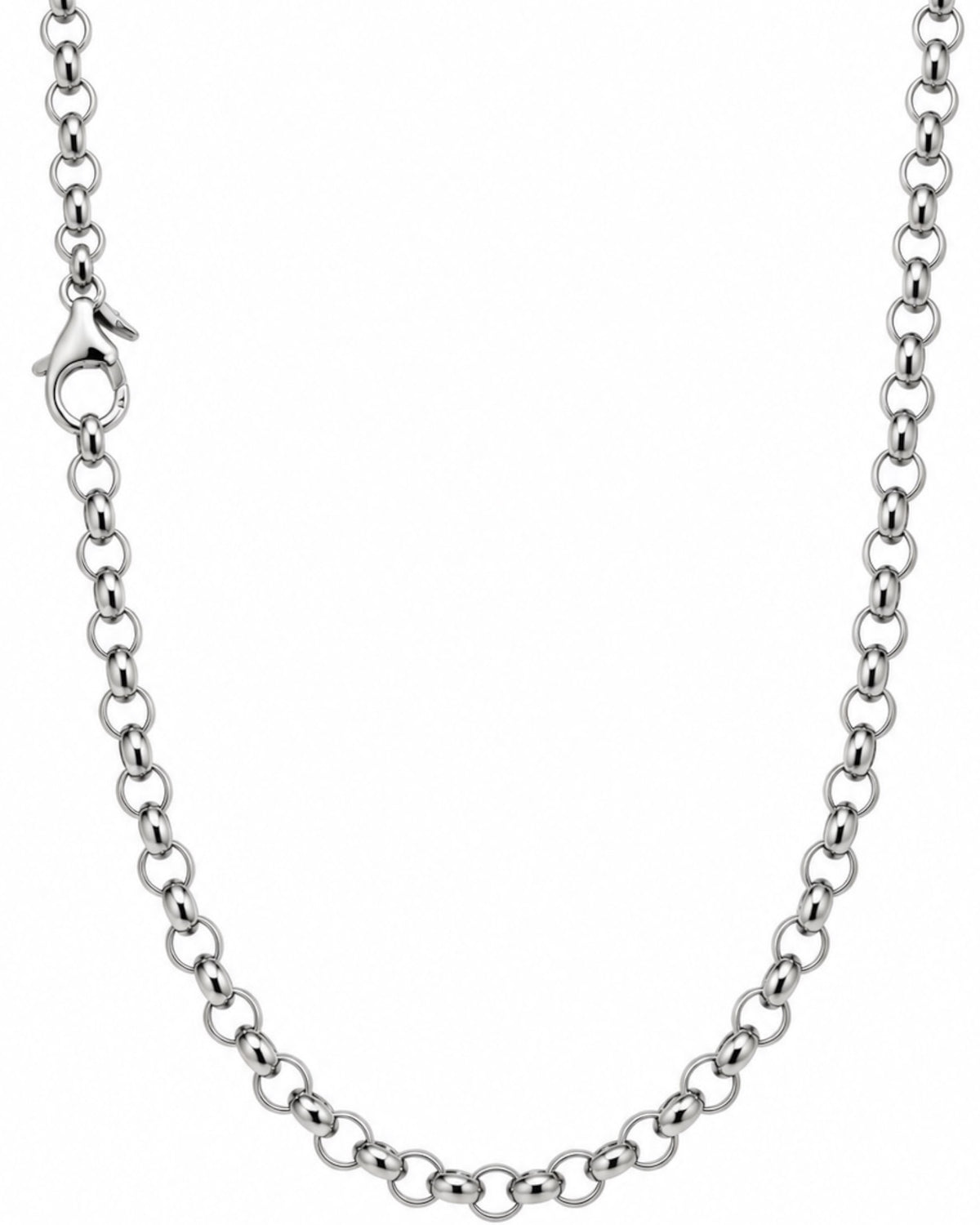 Colar Simples em Prata - 54cm