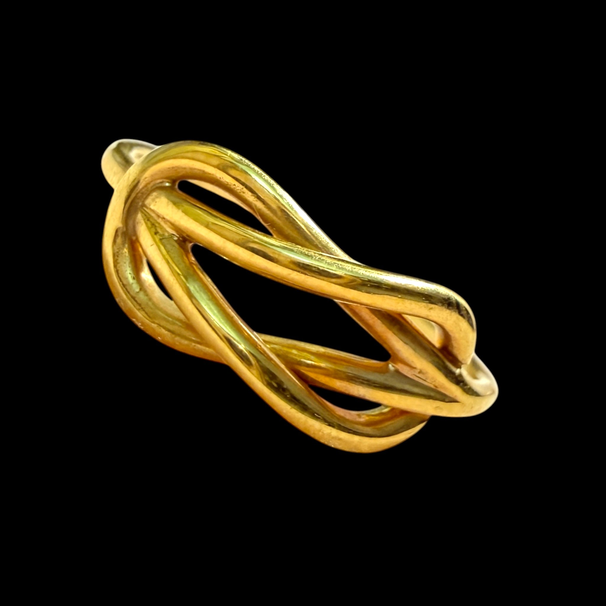 Gold Knot of Happiness Ring