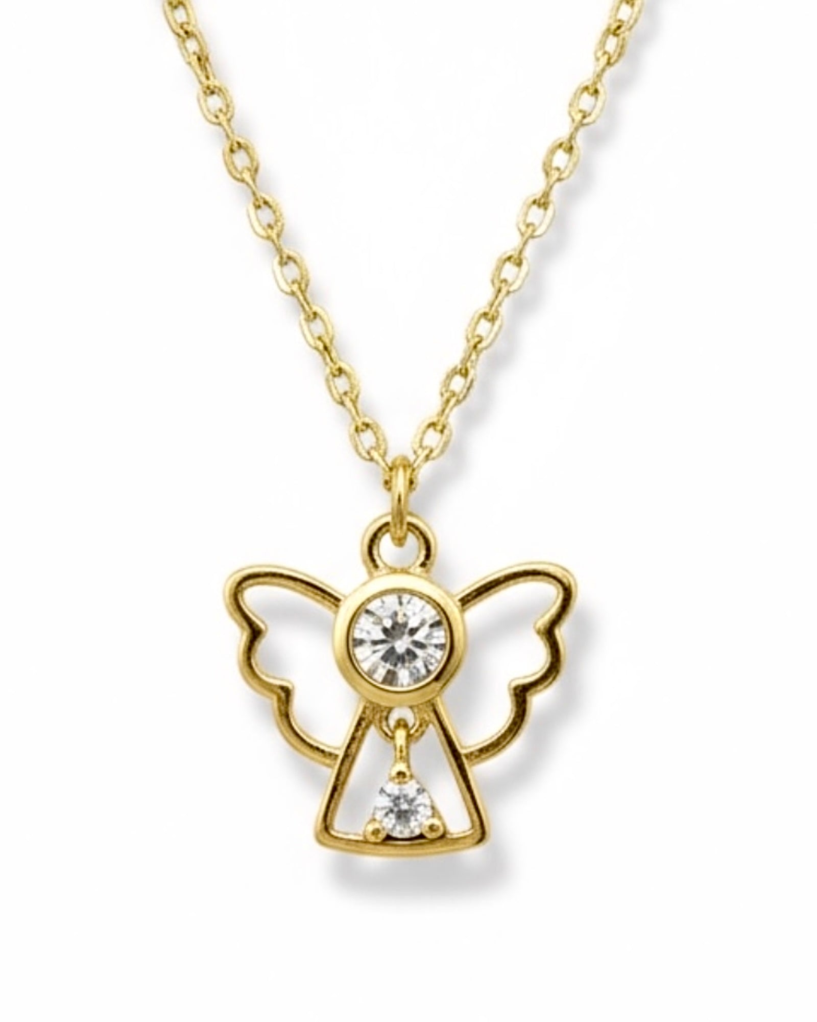 Angel Necklace in Gold Plated Silver