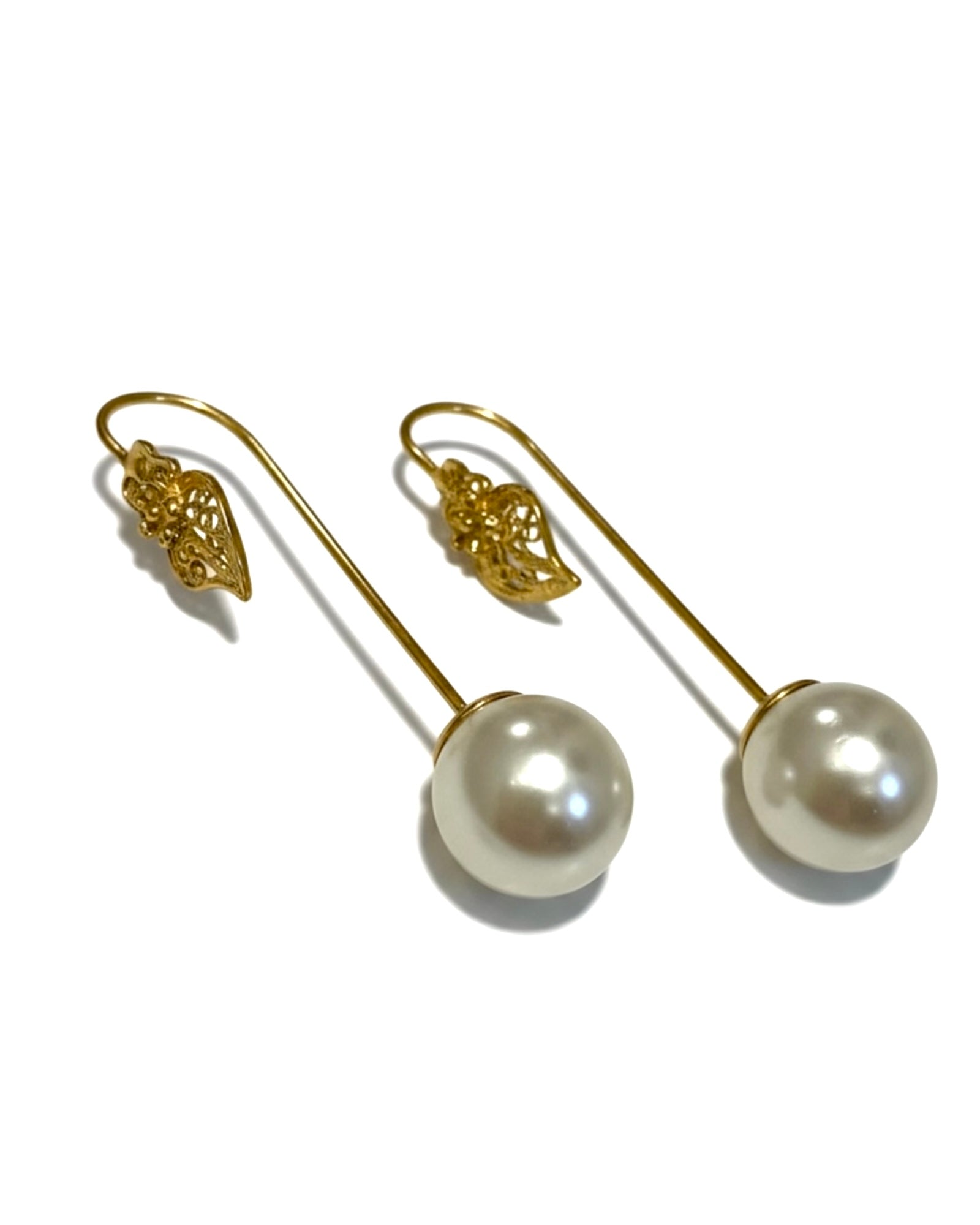 Filigree Pearl Earrings