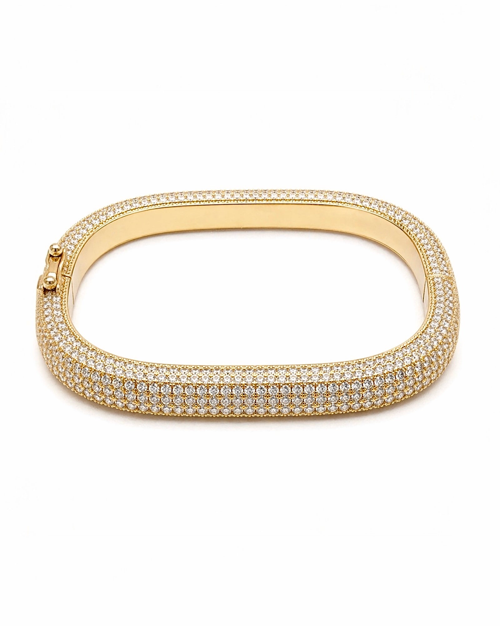 Pulseira Glamour em Prata Dourada