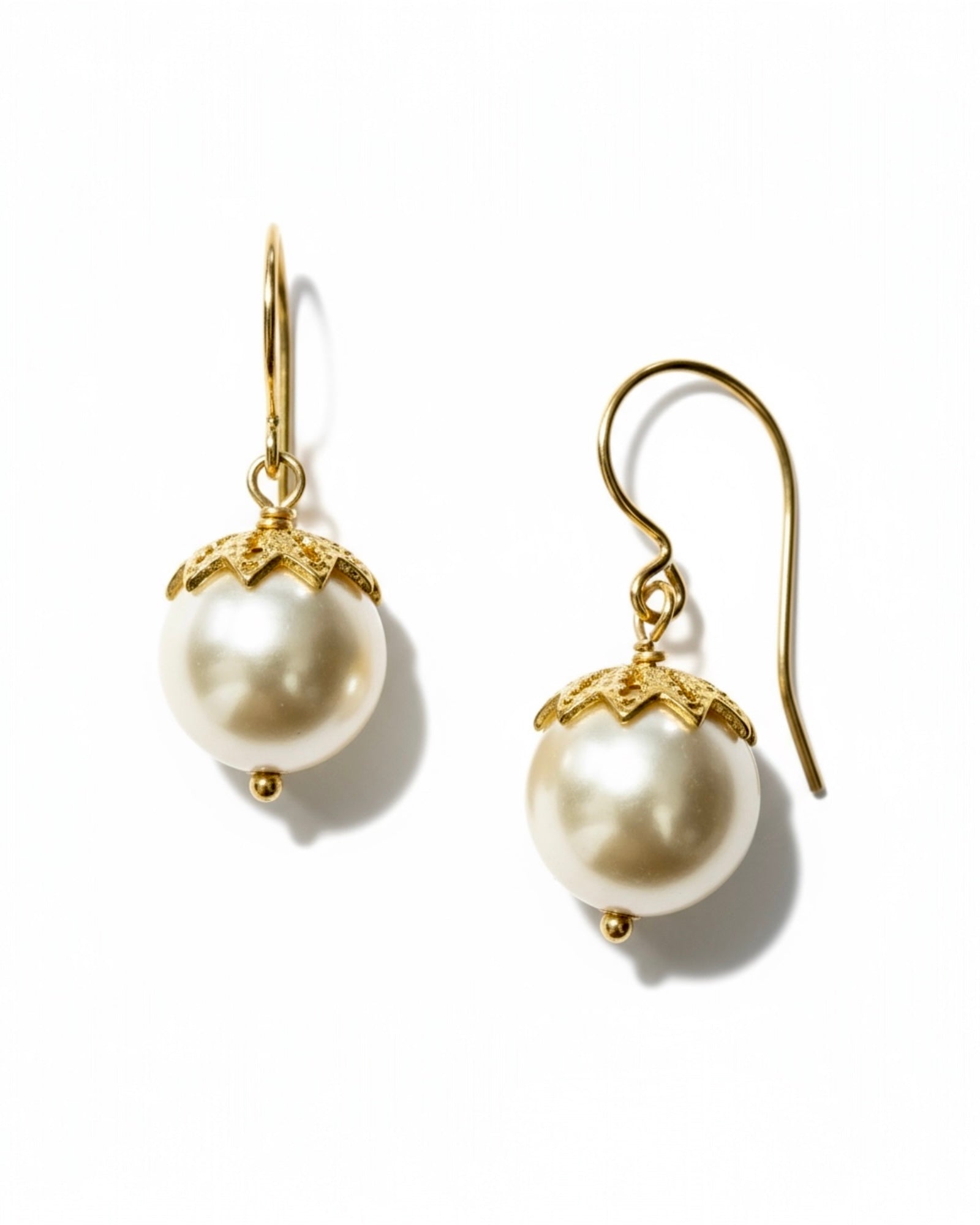 Filigree Pearl Earrings