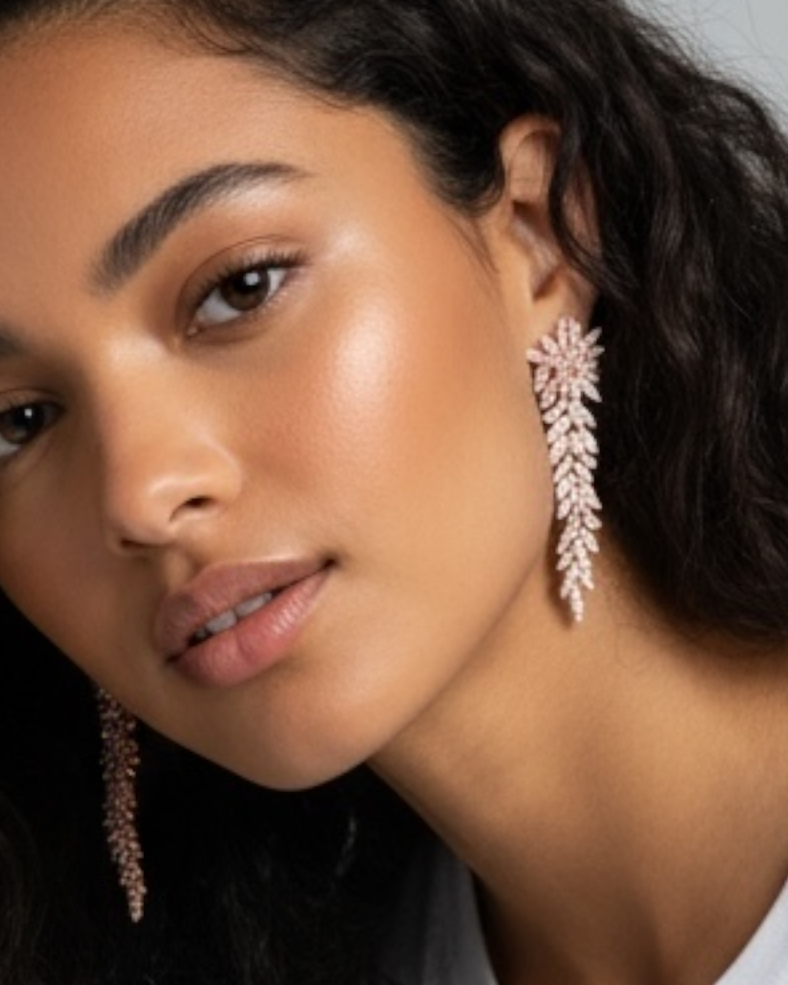 Brincos Flores em Prata