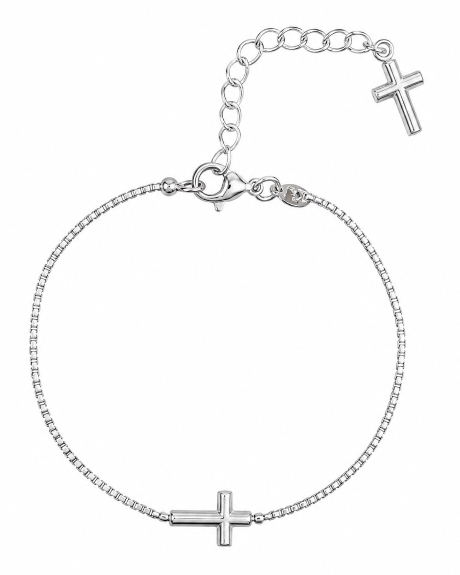 Pulseira Cruz em Prata