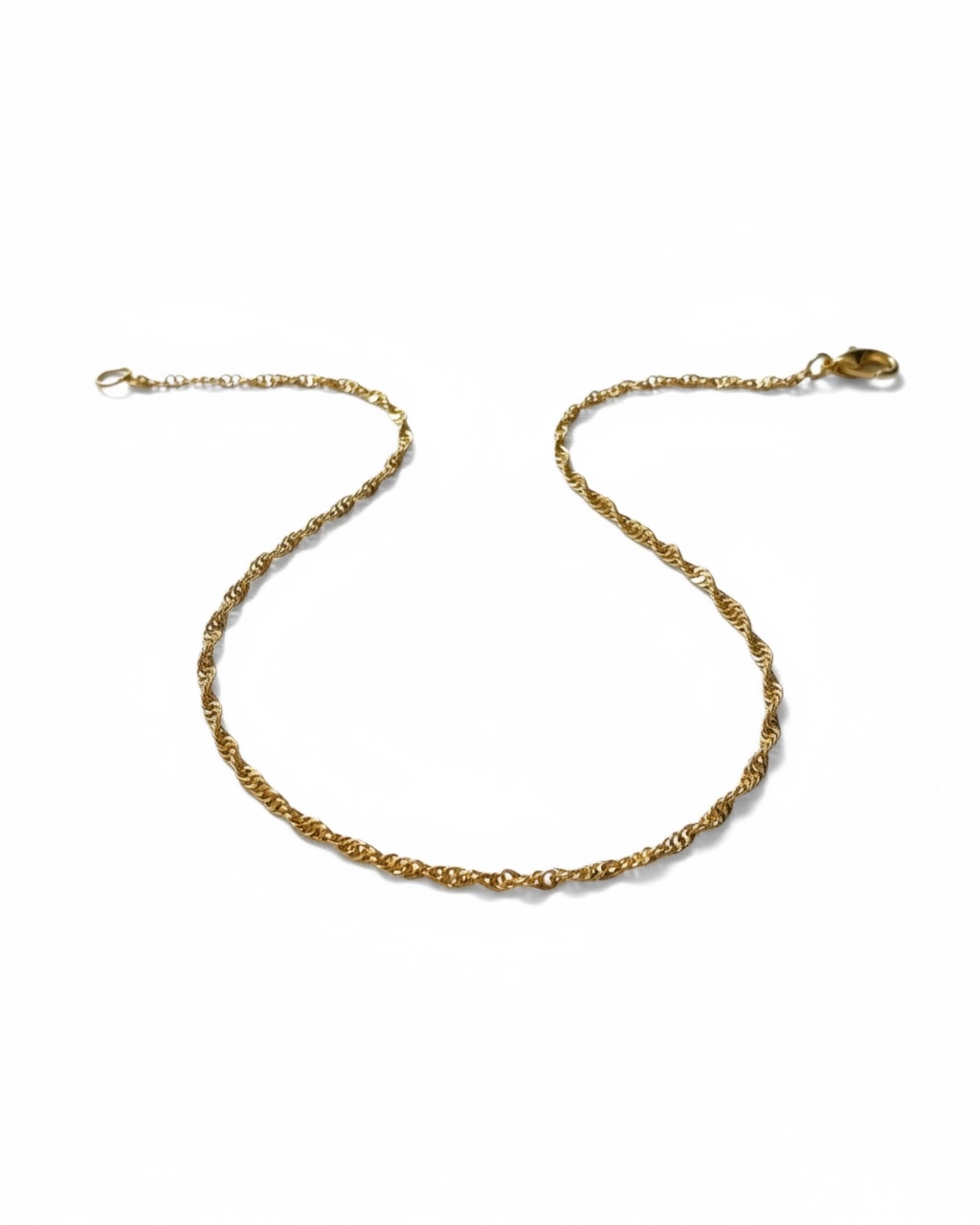Pulseira Malha Singapura em Ouro