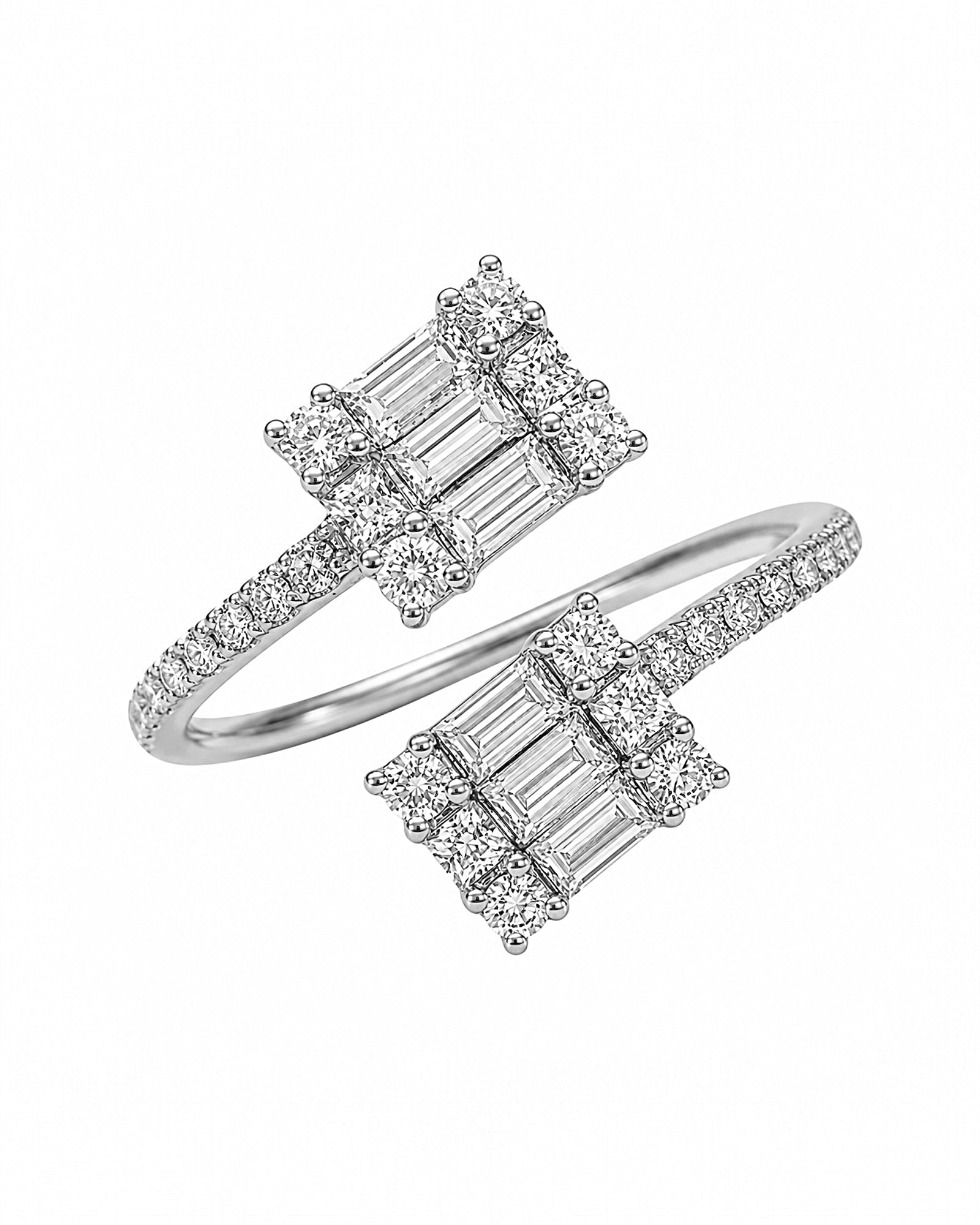Baguette Ring in Silver