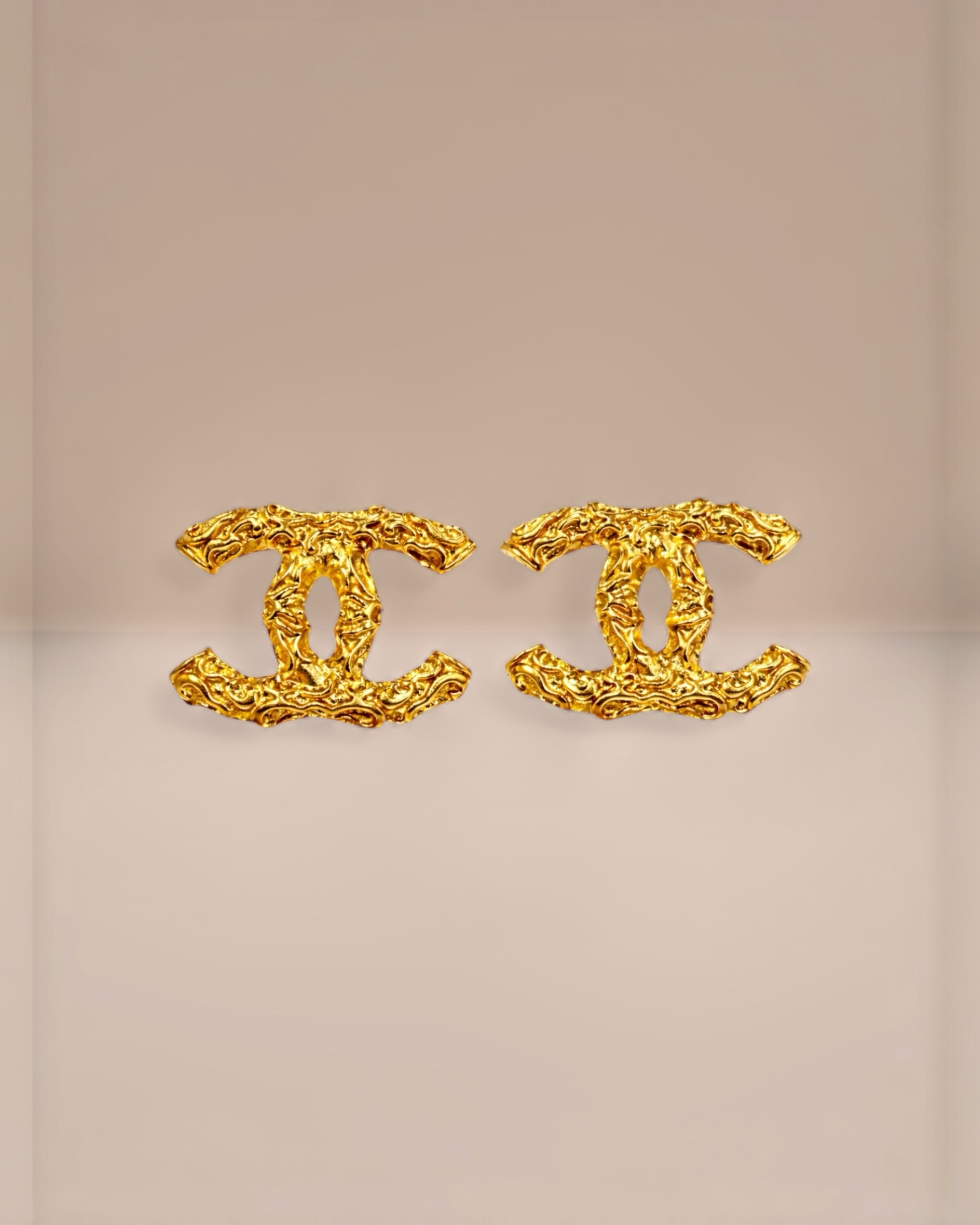 Brincos Charme em Prata Dourada