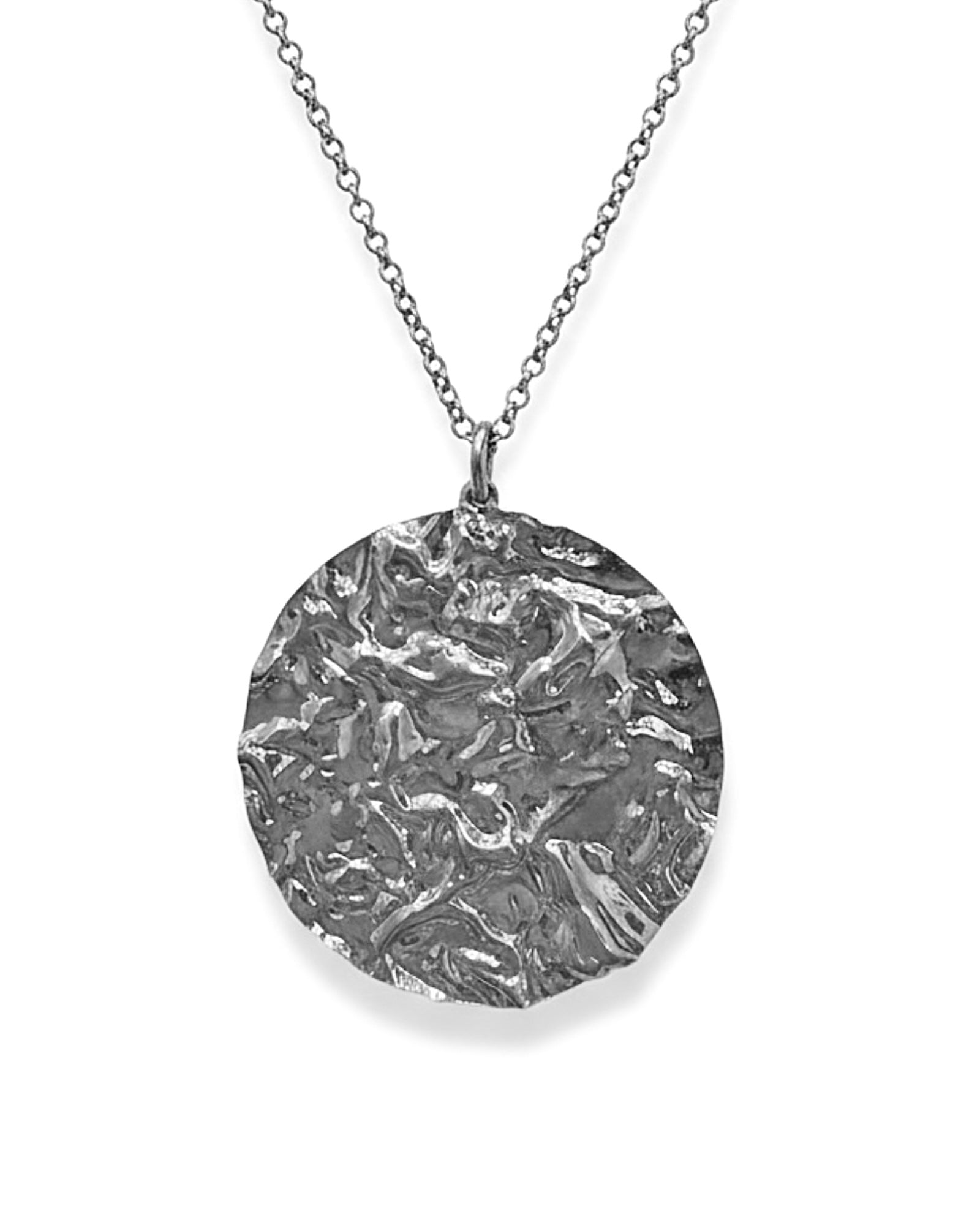 Silver Circle Necklace