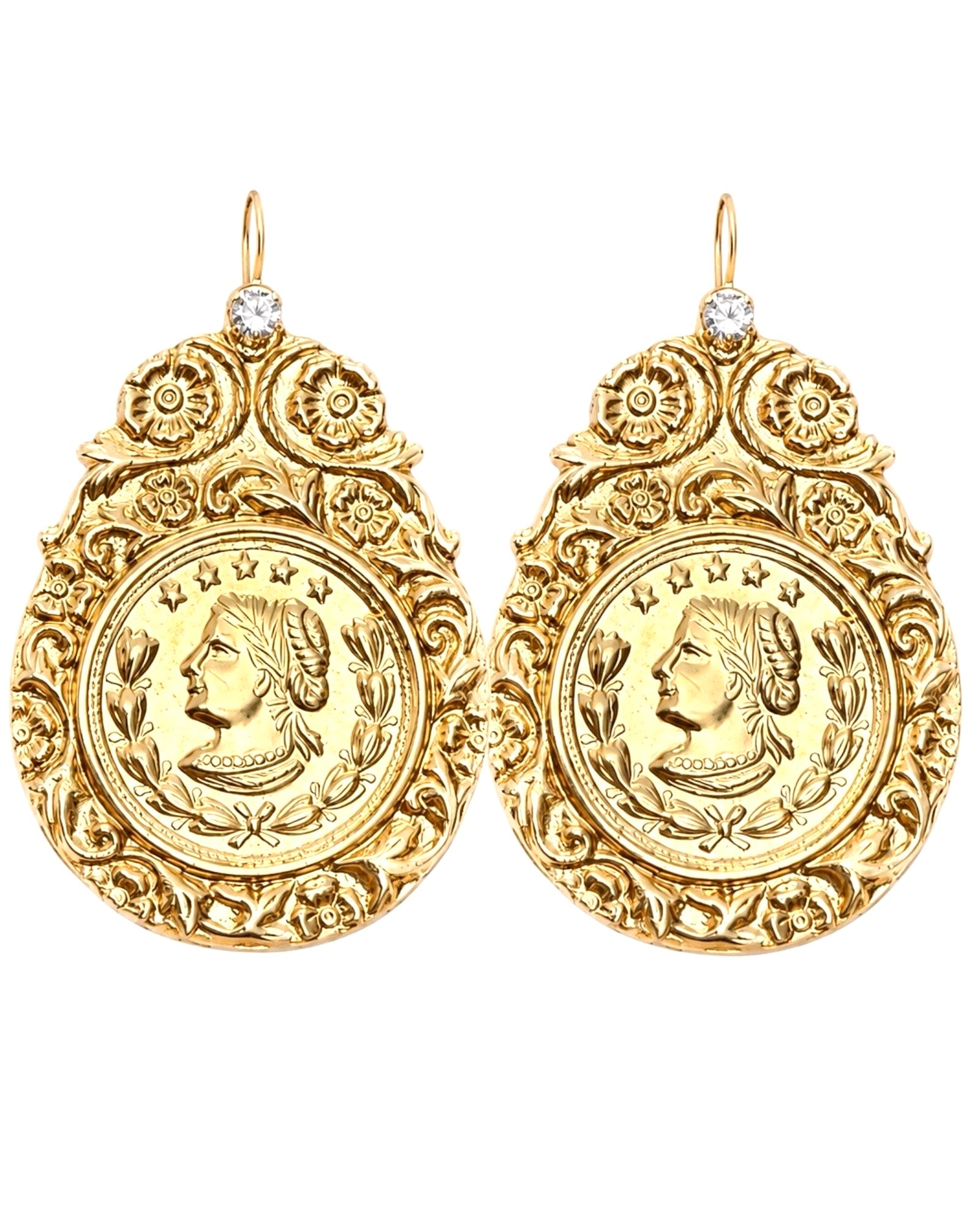 Libra Image Earrings
