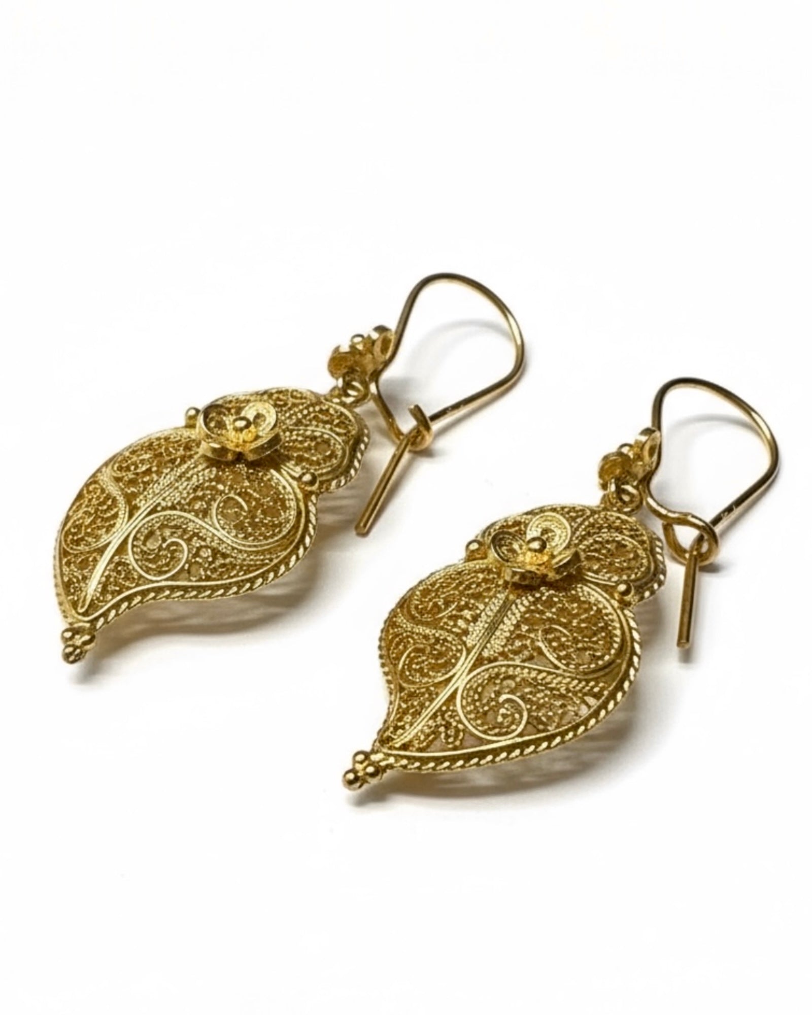 Brincos Coração de Viana Ouro